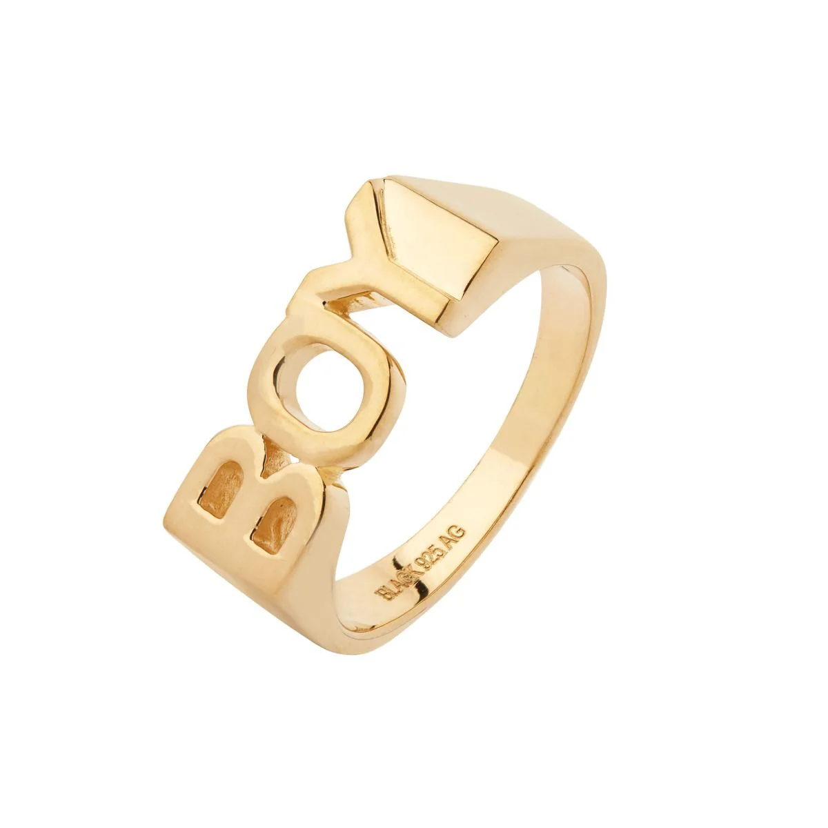 Boy ring - forgyldt