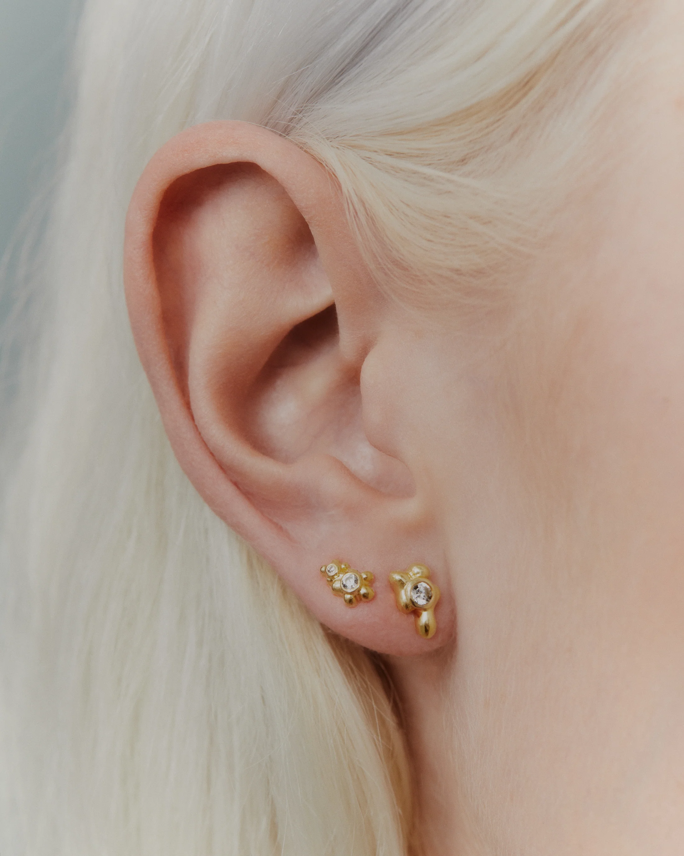 Lily ørestik - forgyldt - Image 3