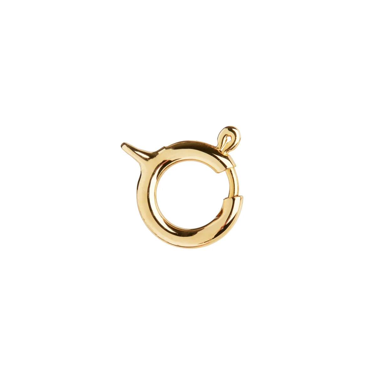 Mini charm clasp lås - forgyldt