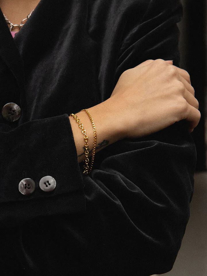 Saffi armbånd - forgyldt - Image 2