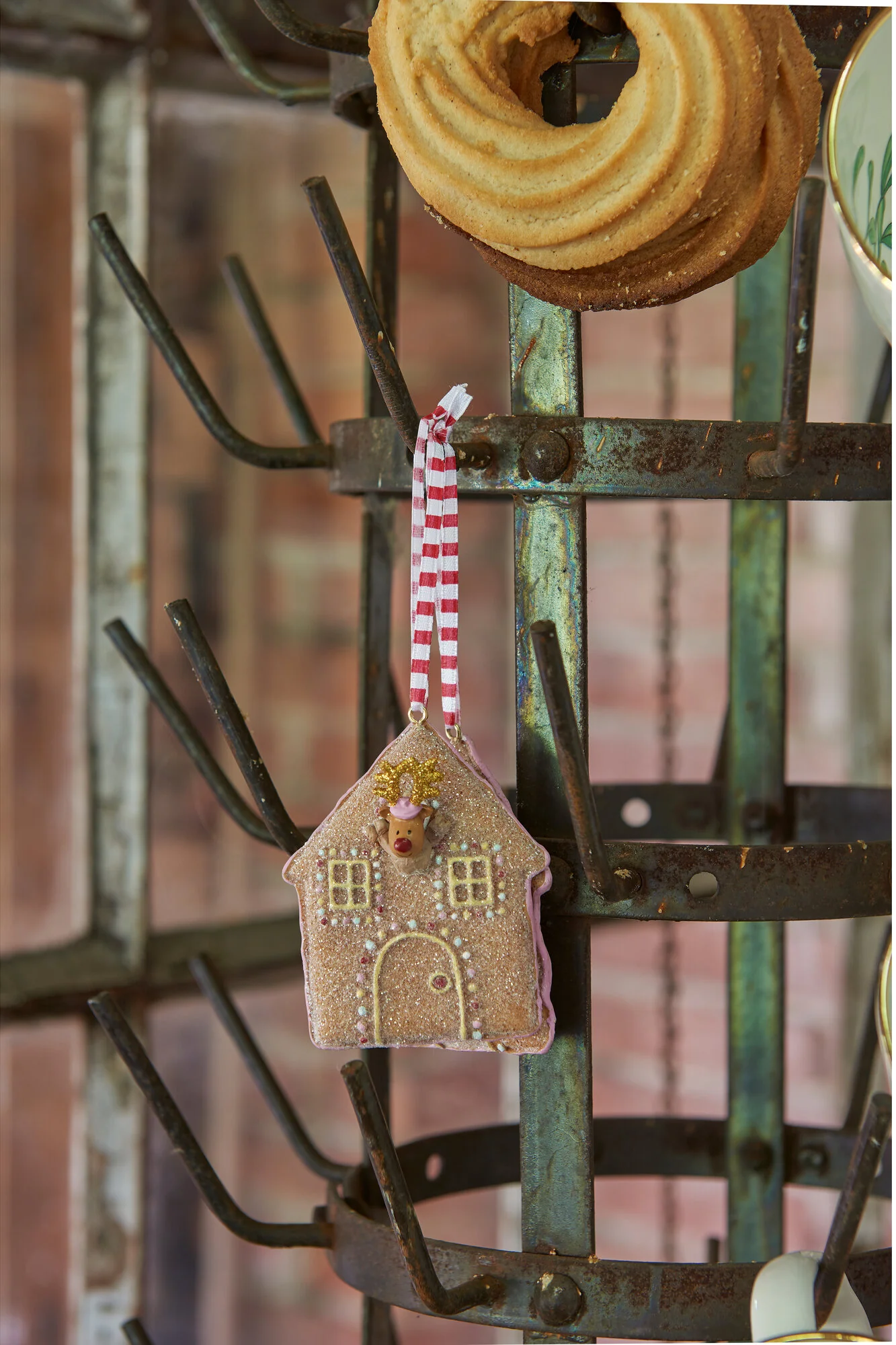 Ginger Rudolf juleophæng - H6,5 cm. - Image 2