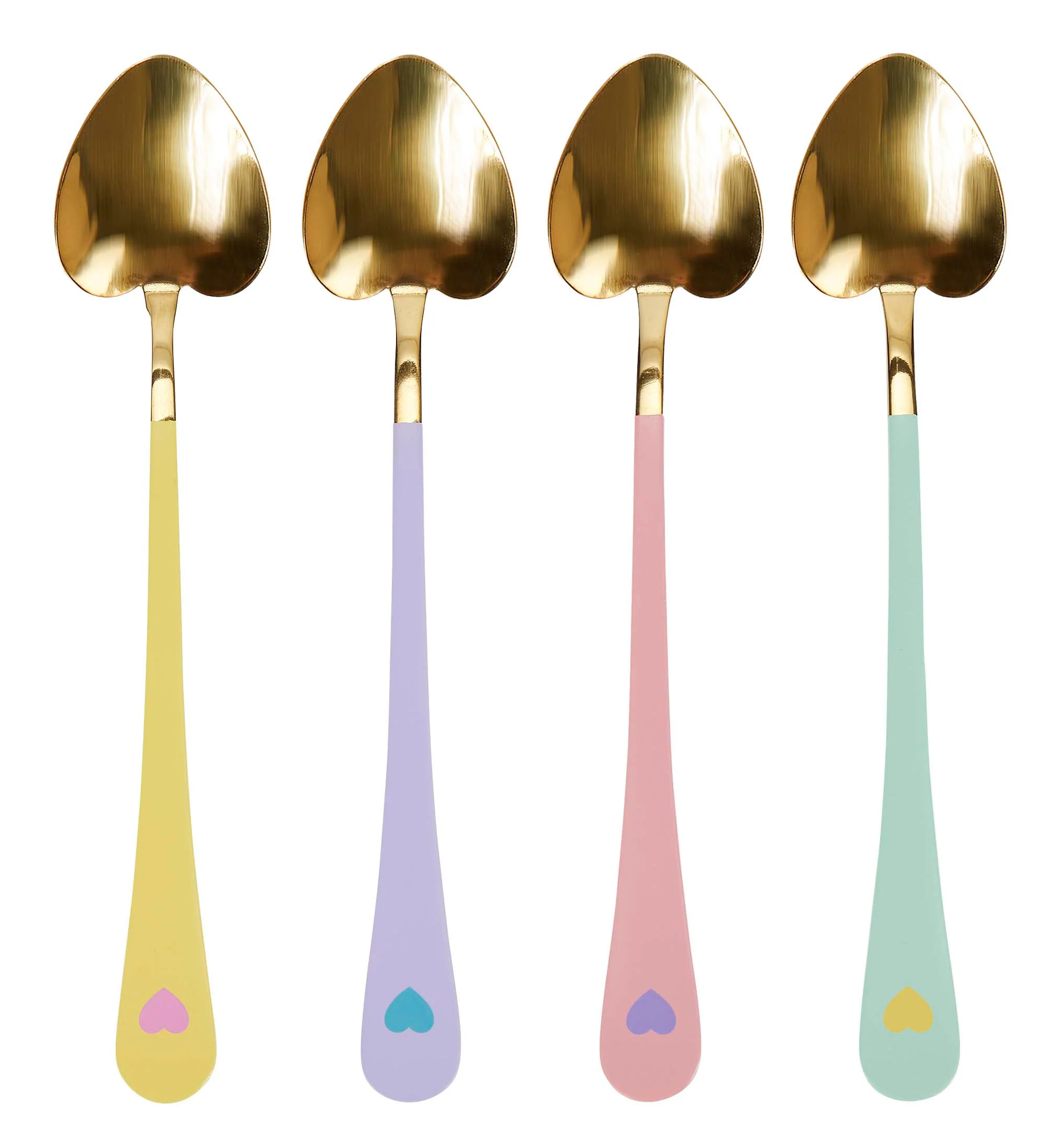 Heart teaspoon set - 4 stk.