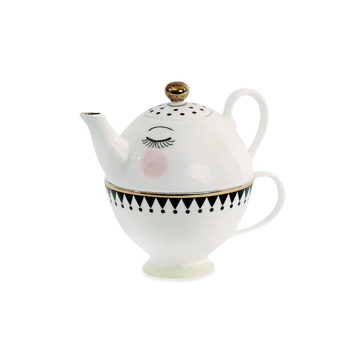 Mini tekande - H: 16 cm.