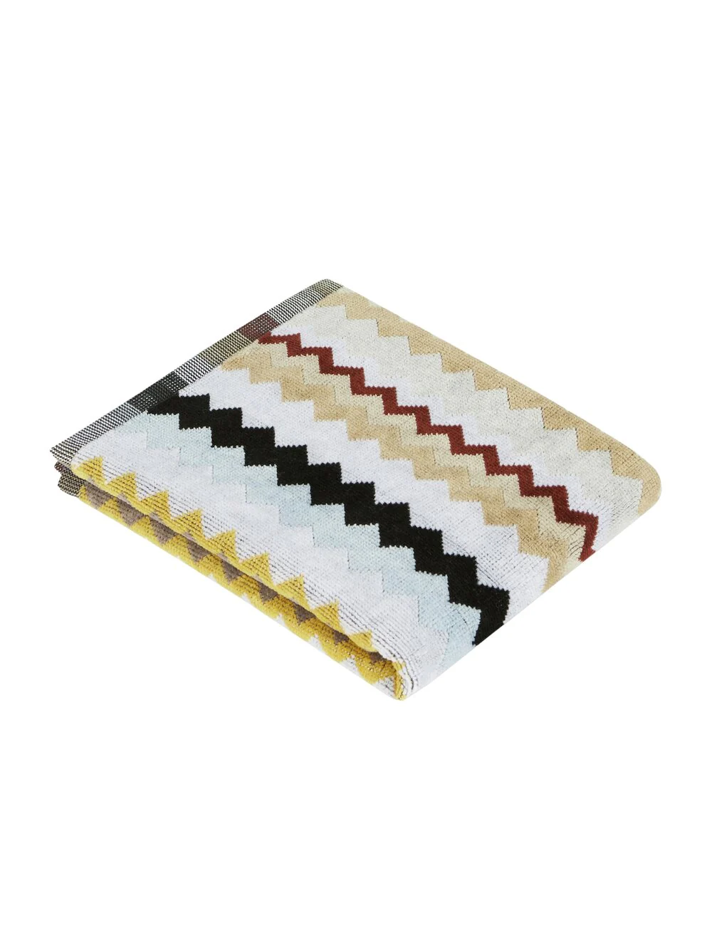 Curt håndklæde - 160 Black Multicolor - Image 3