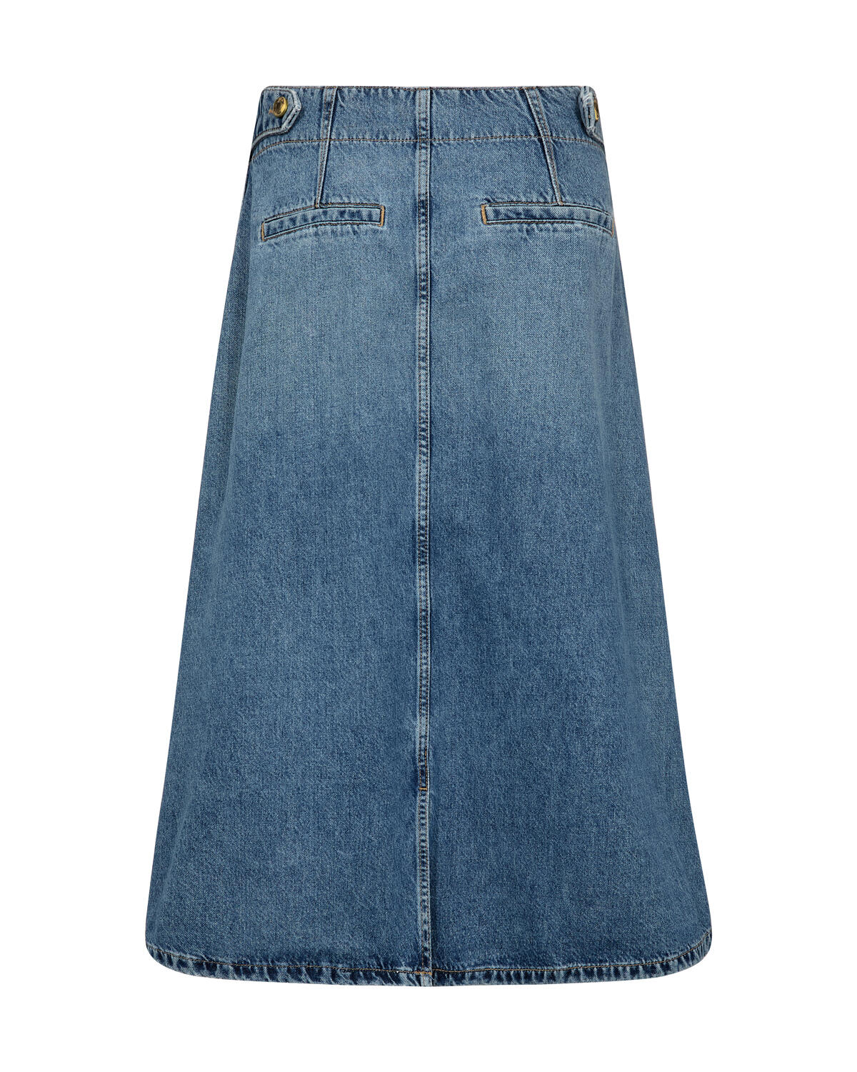 Leala denimnederdel – Mid Blue - Image 4