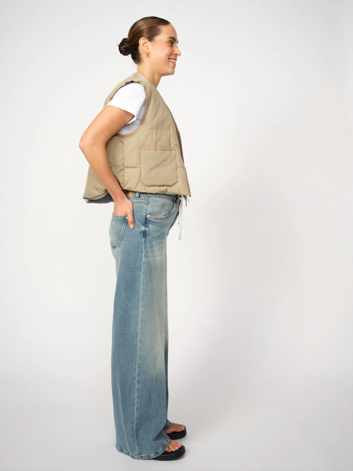 Milo String jeans - Mid Blue - Image 3