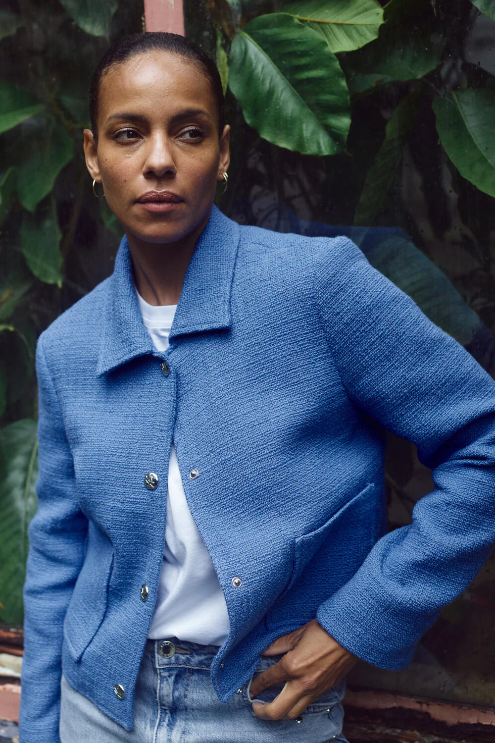 Nilsa Bobb jakke – Ultramarine - Image 3