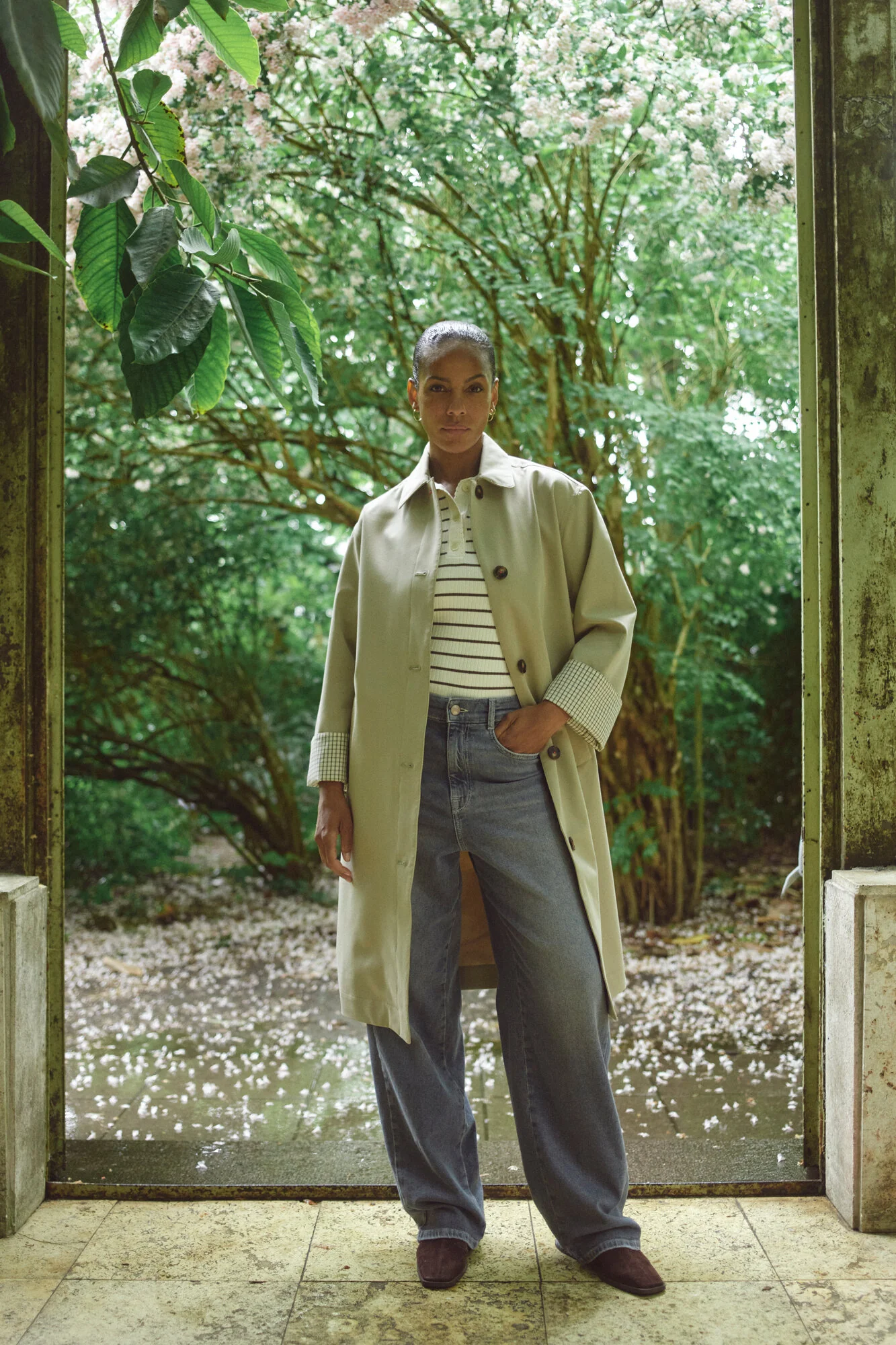 Riko Bora trenchcoat – Twill - Image 10