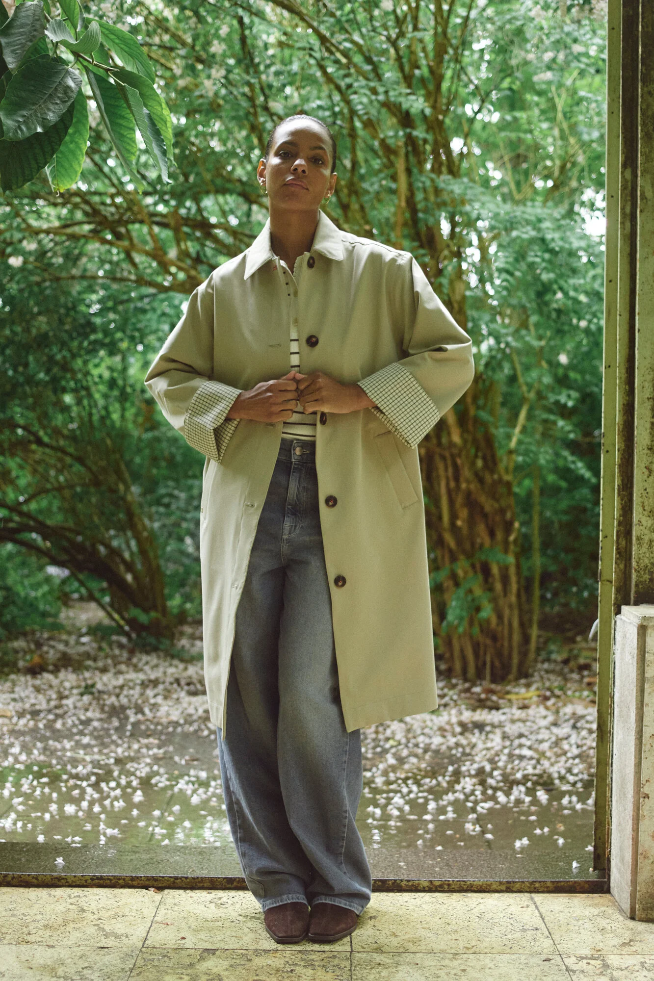 Riko Bora trenchcoat – Twill - Image 3