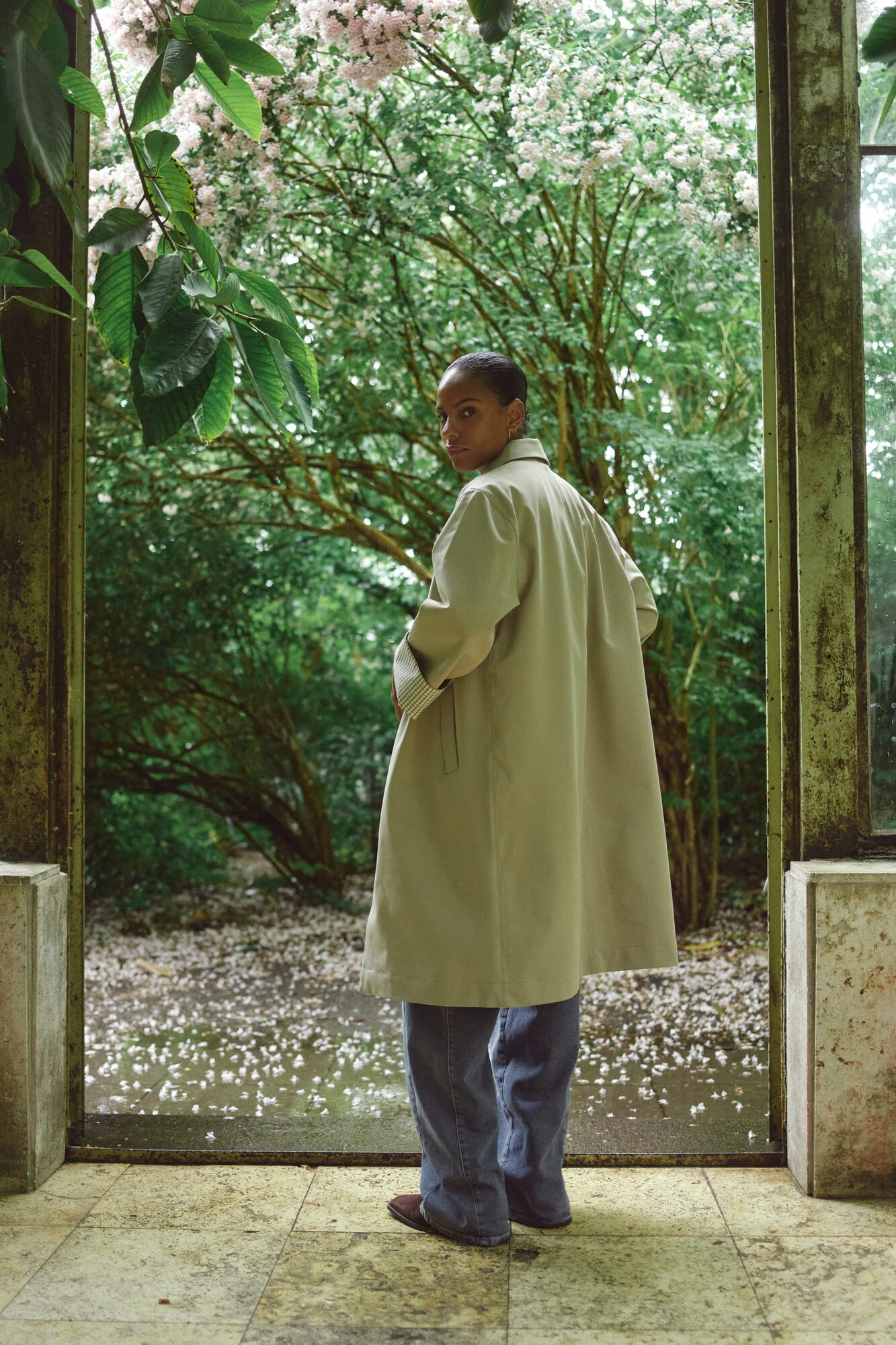 Riko Bora trenchcoat – Twill - Image 6
