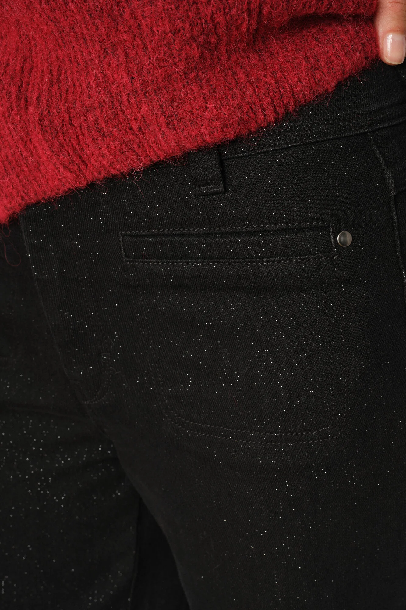 Soey Shimmer jeans - sort/glitter - Image 5