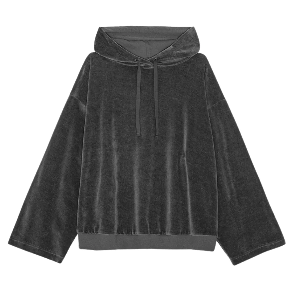 Cosmos Velvet hoodie - mørkegrå - Image 2