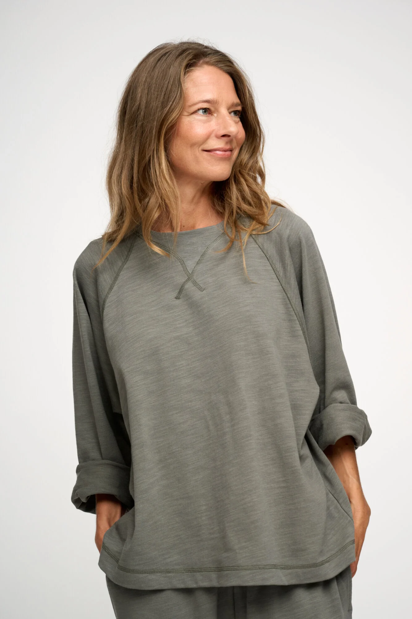Earth sweatshirt - Khaki Gray