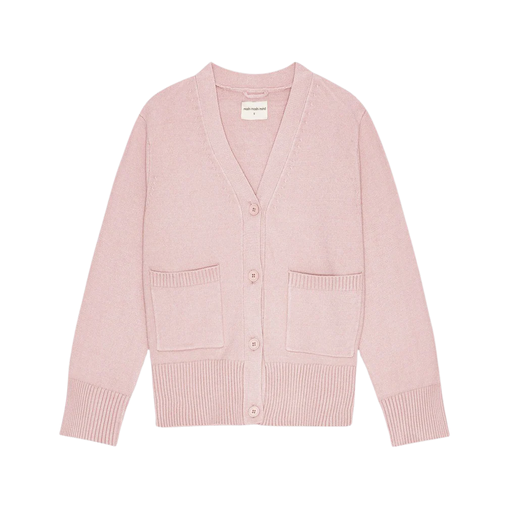 Forest strikket cardigan - Rose Dust - Image 2