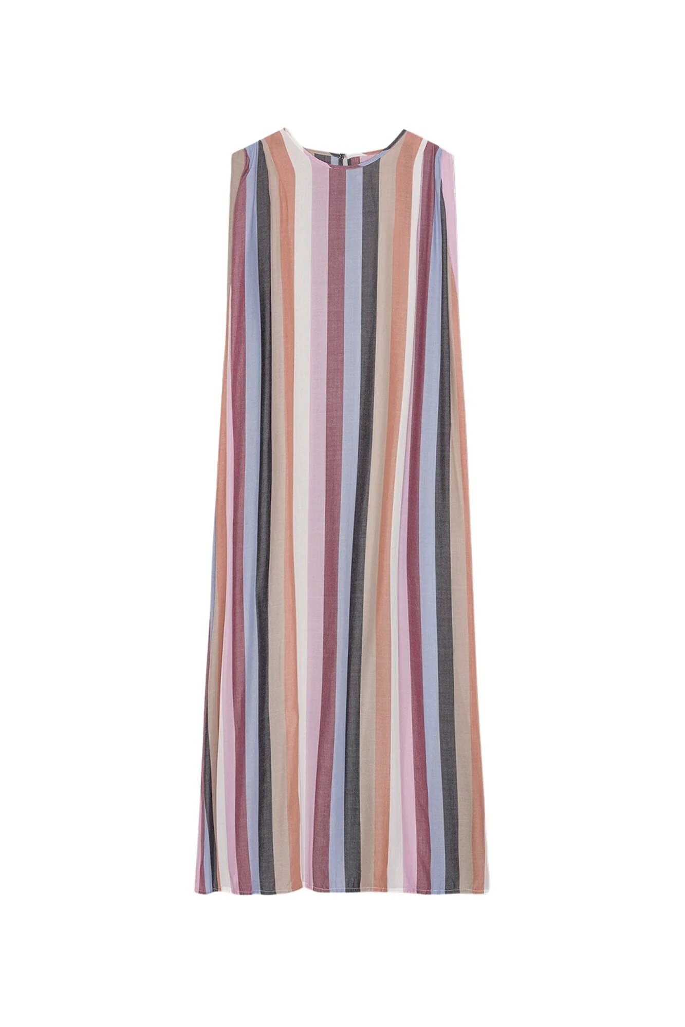 Oceana silky stripe kjole - Multi stripe - Image 2