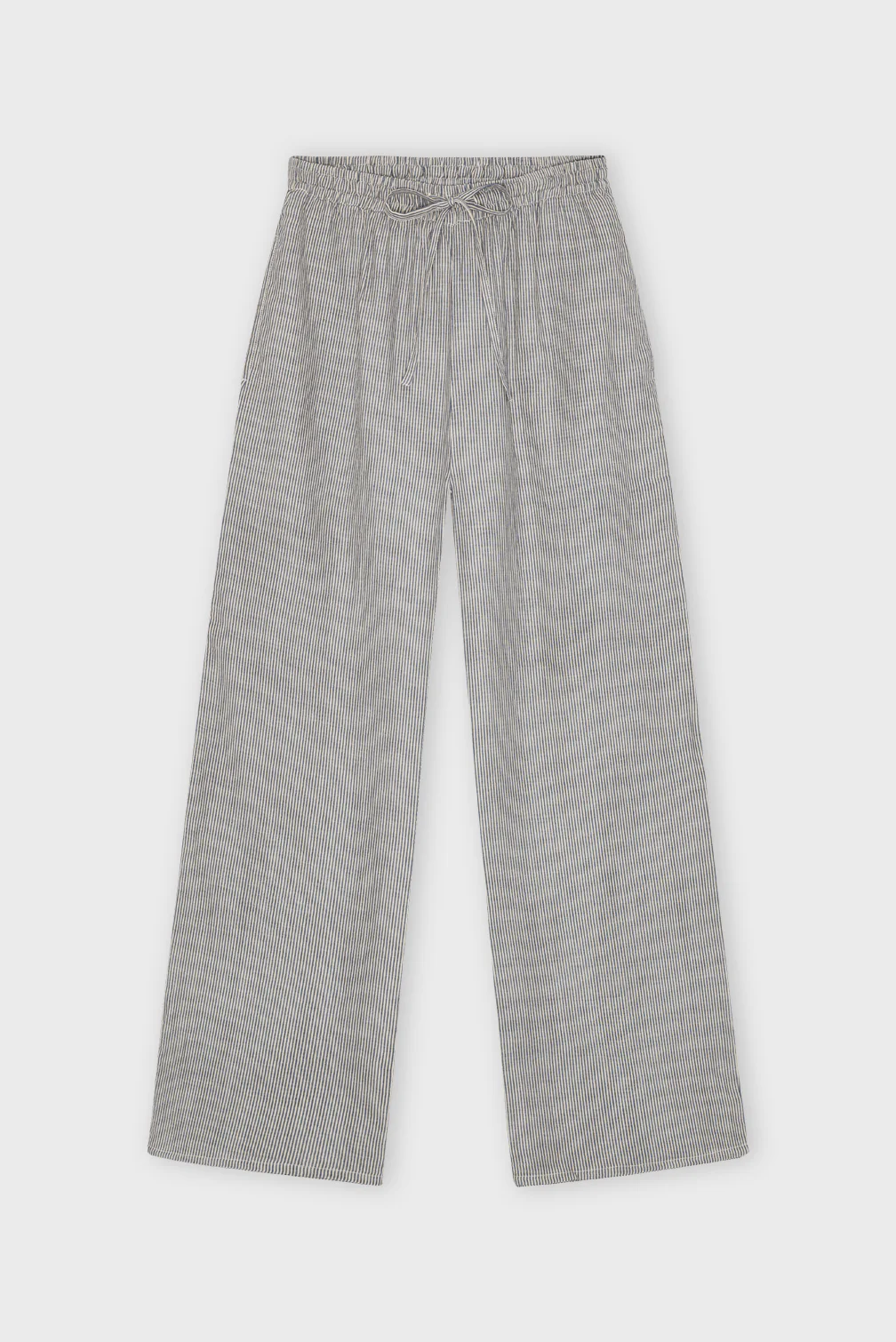 Slow Stripe bukser - beige/blå - Image 2