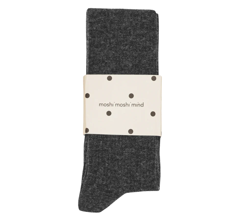 Woollie strømper - Charcoal Melange
