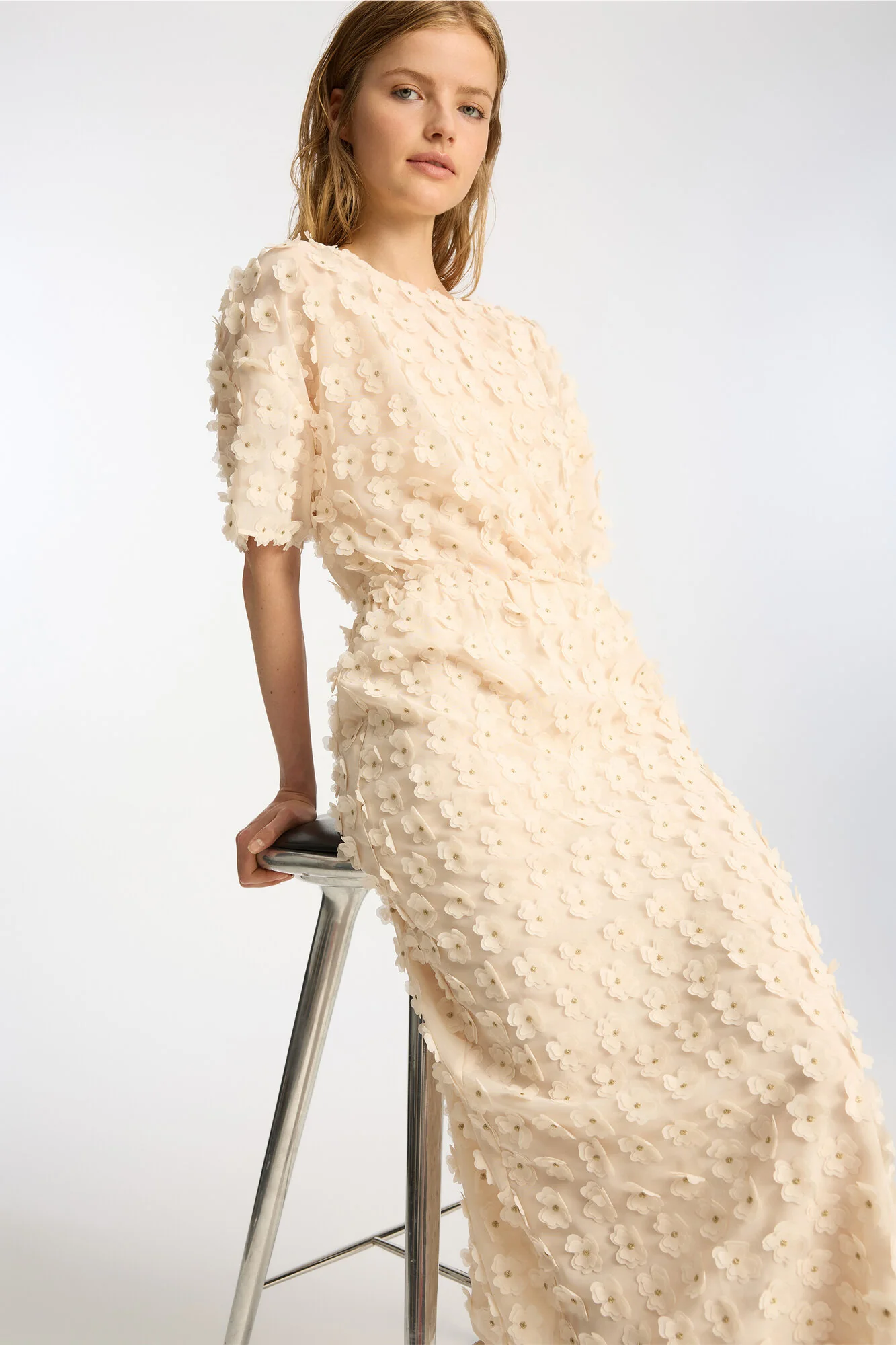 Bloomy nederdel - creme - Image 4