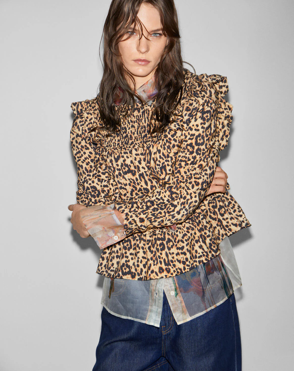 Crisp bluse - Camel - Image 3