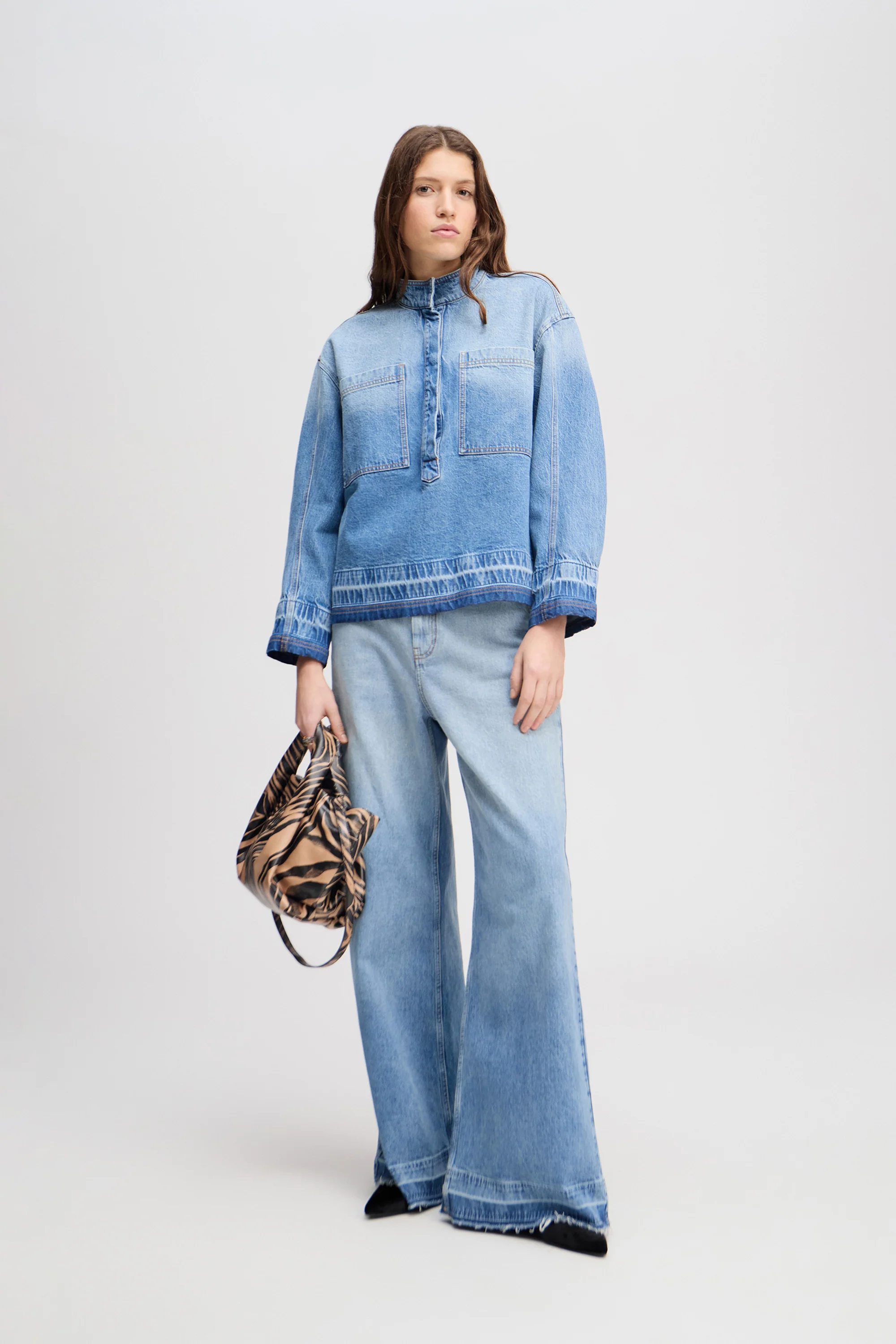 Lecube wide leg jeans - Light Blue - Image 3