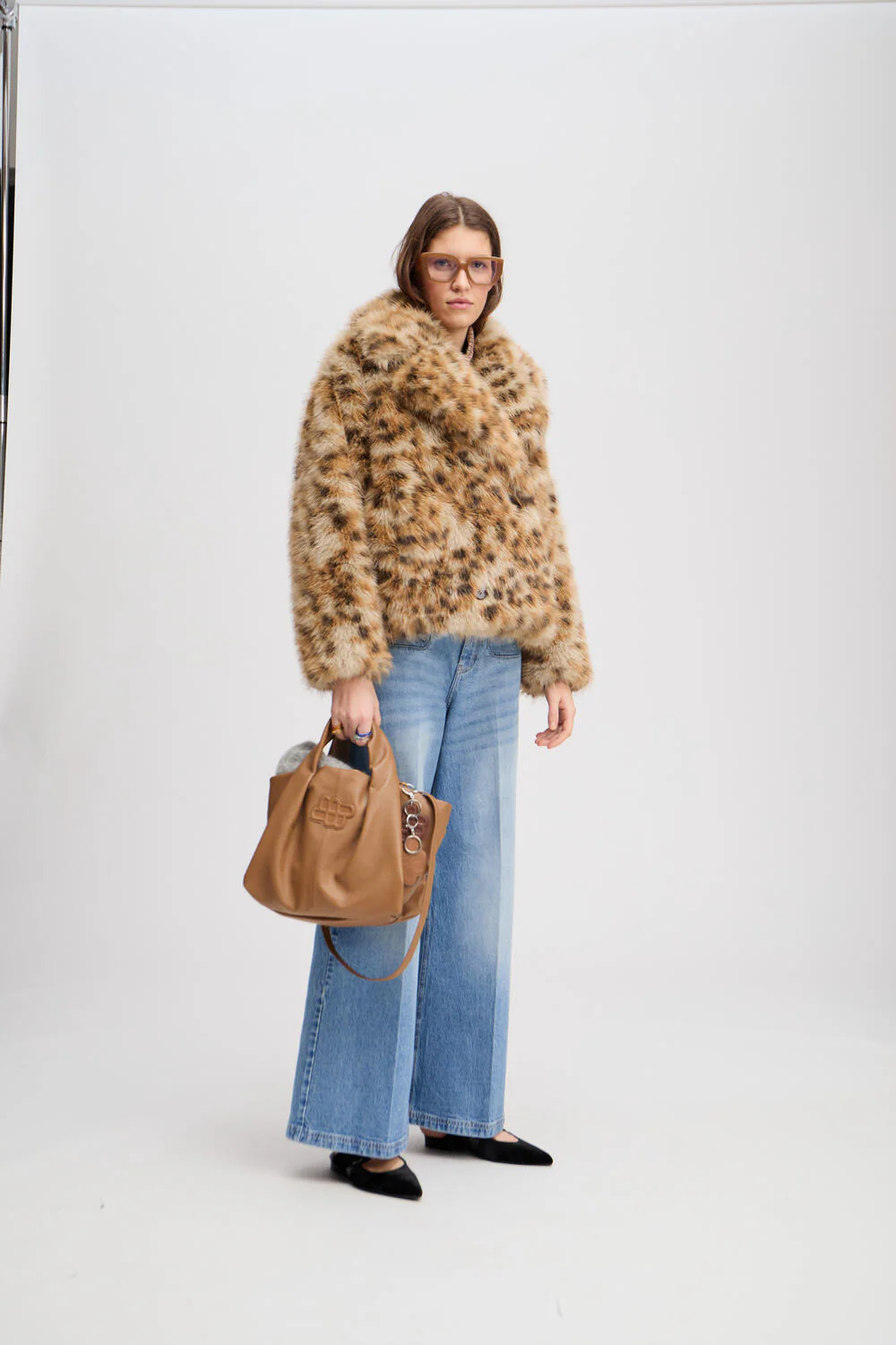 Lestine leo jakke - Camel - Image 5