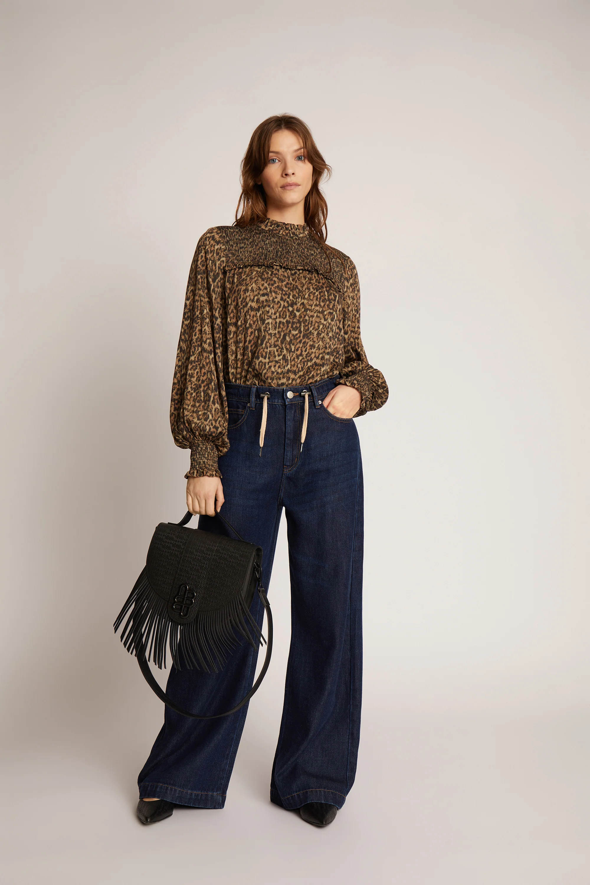 Obey wide leg jeans - Indigo - Image 2