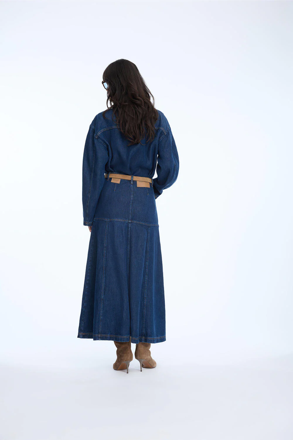 Tuxya denimnederdel - Indigo - Image 3