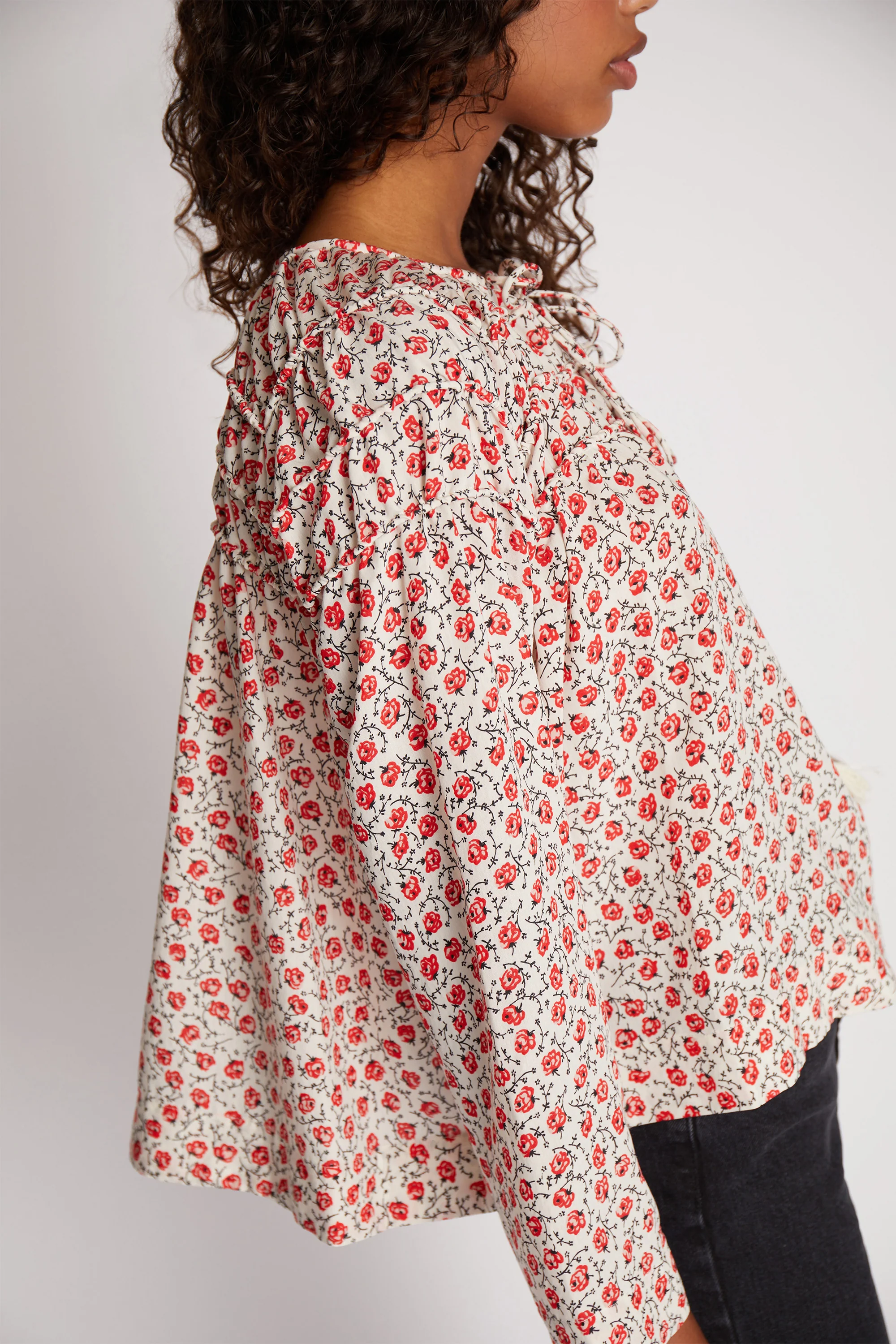Uzza bluse - rød - Image 6