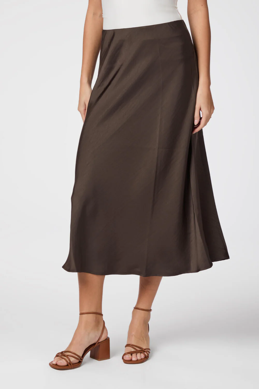 Bovary nederdel - Dark Brown - Image 3