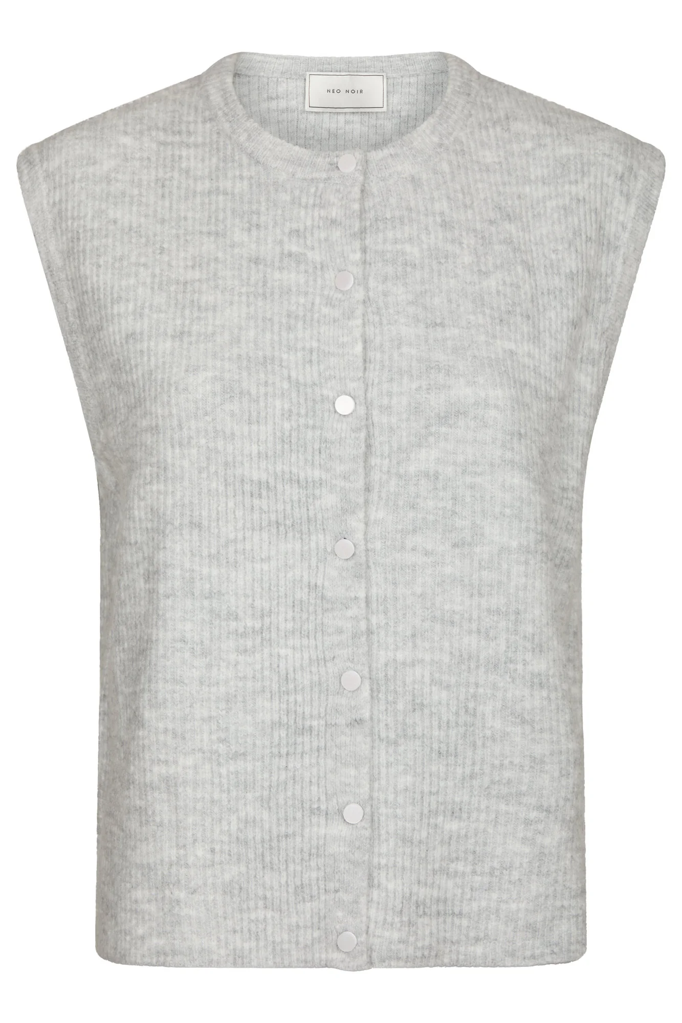 Everest strikvest - Light Grey Melange - Image 2