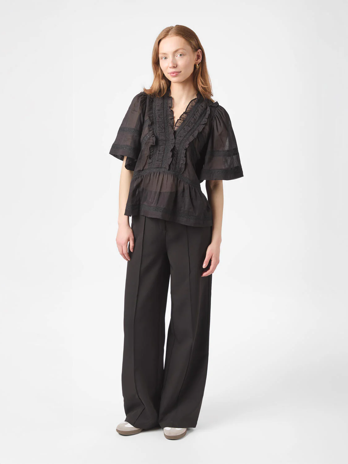 Evienne S Voile top - sort - Image 3