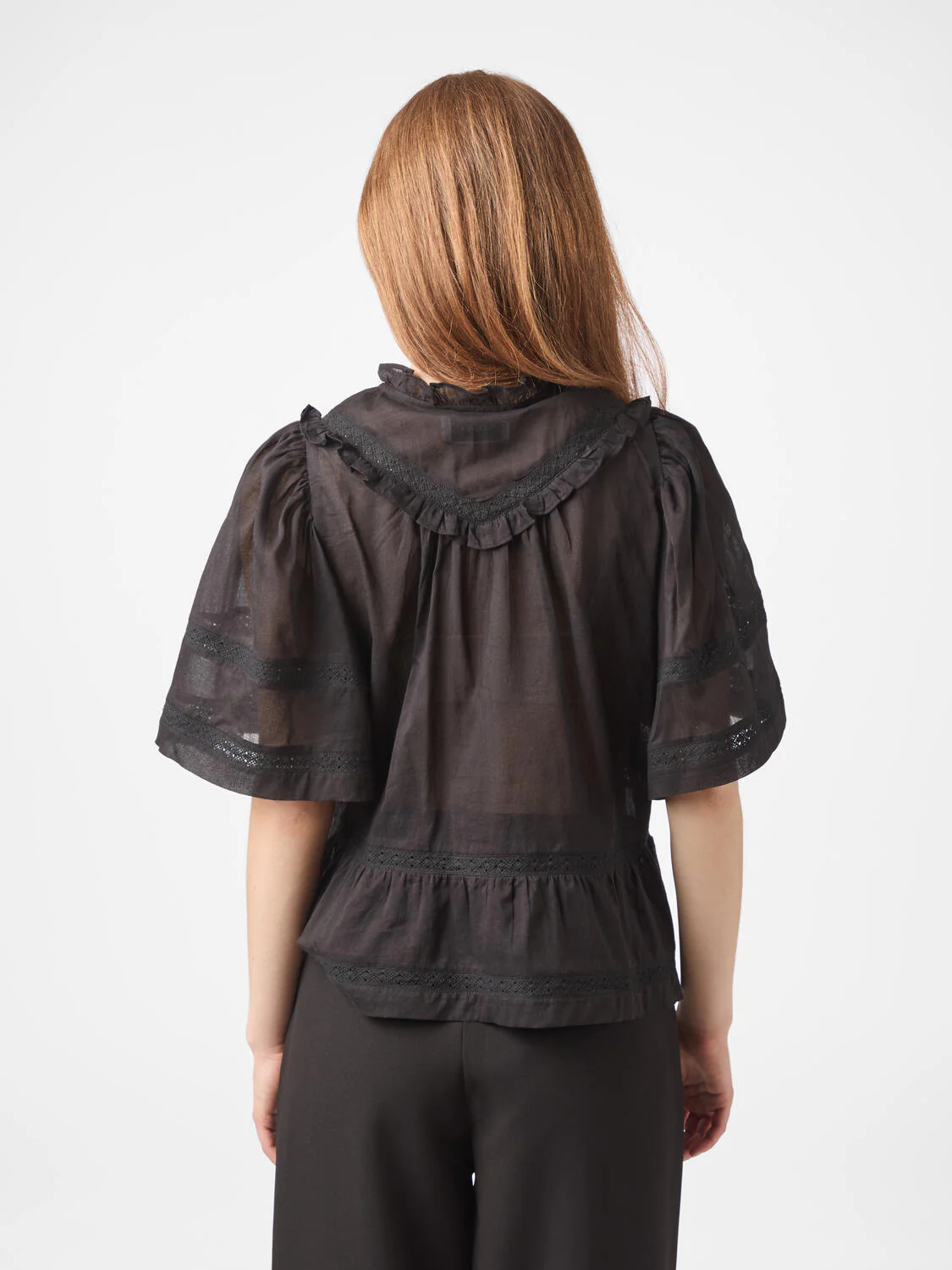 Evienne S Voile top - sort - Image 5