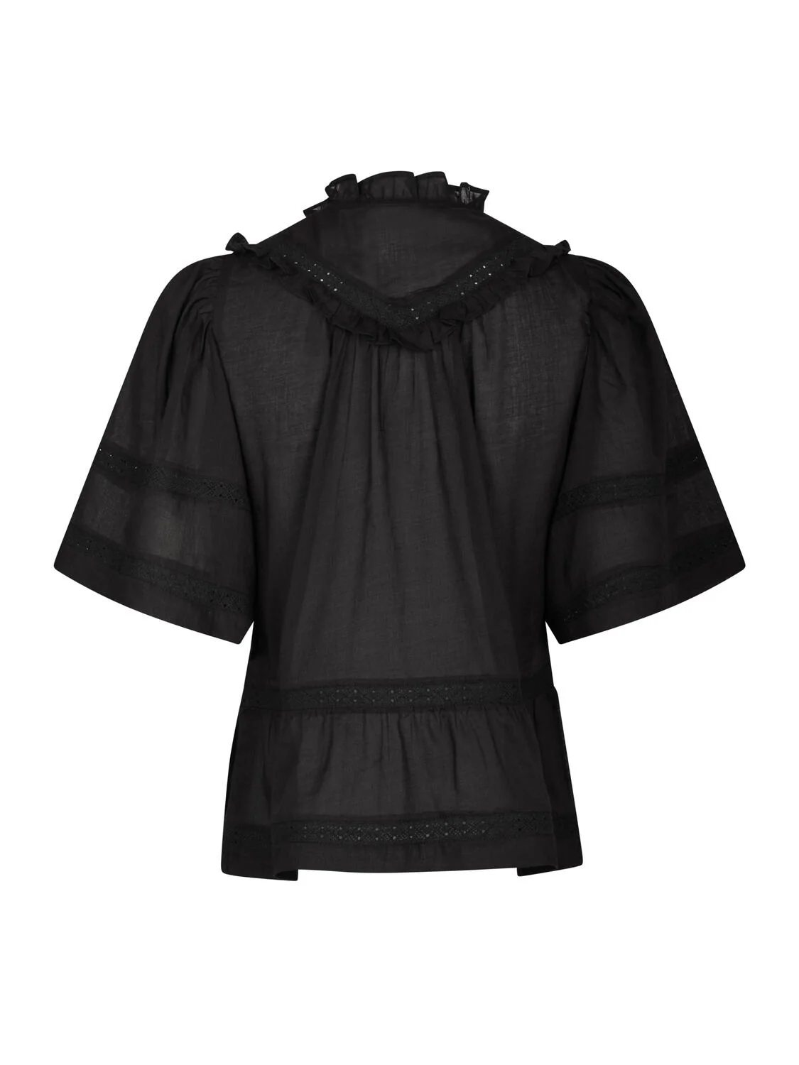 Evienne S Voile top - sort - Image 6