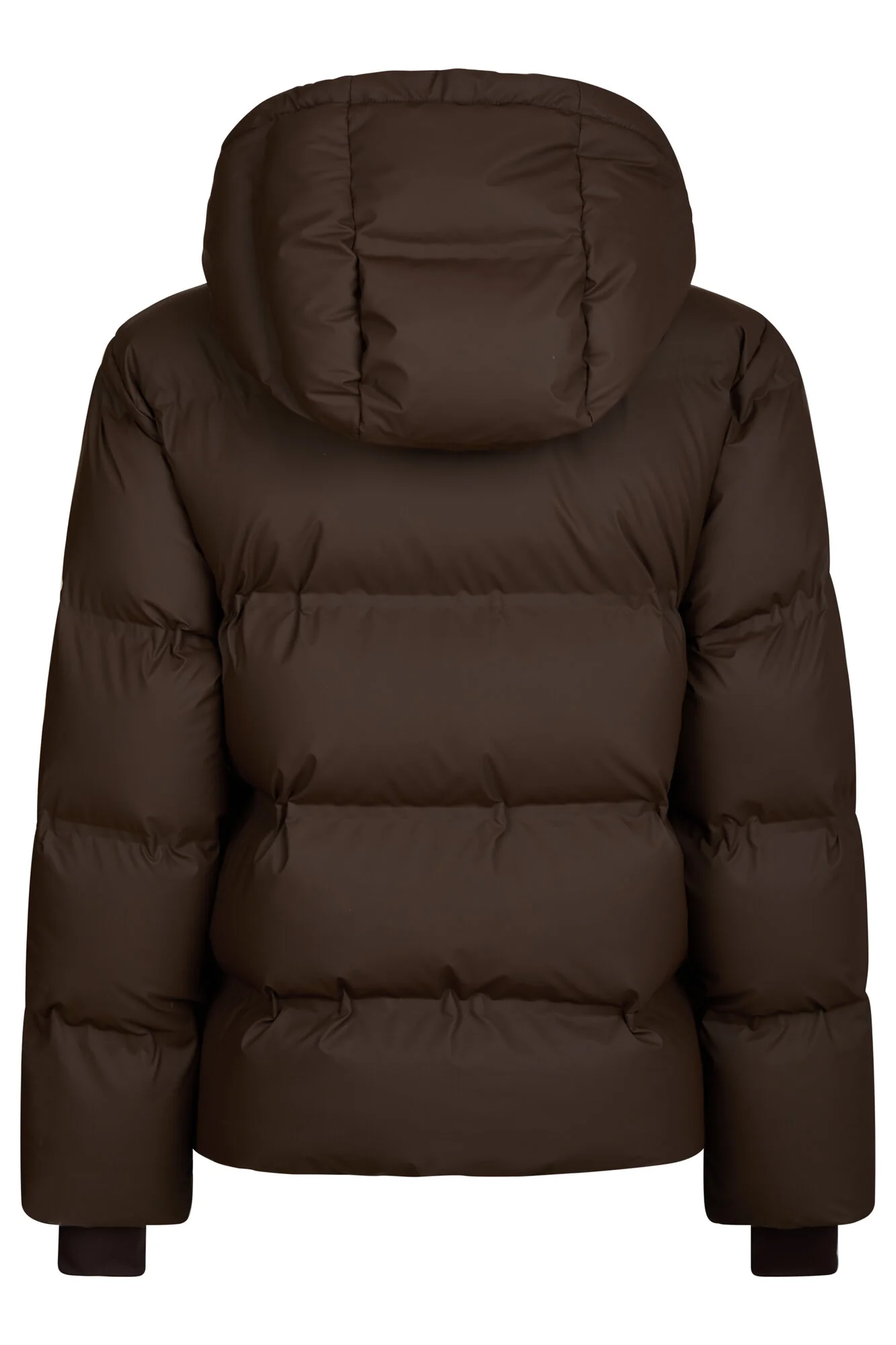 Fox Puffer dunjakke - Dark Brown - Image 4
