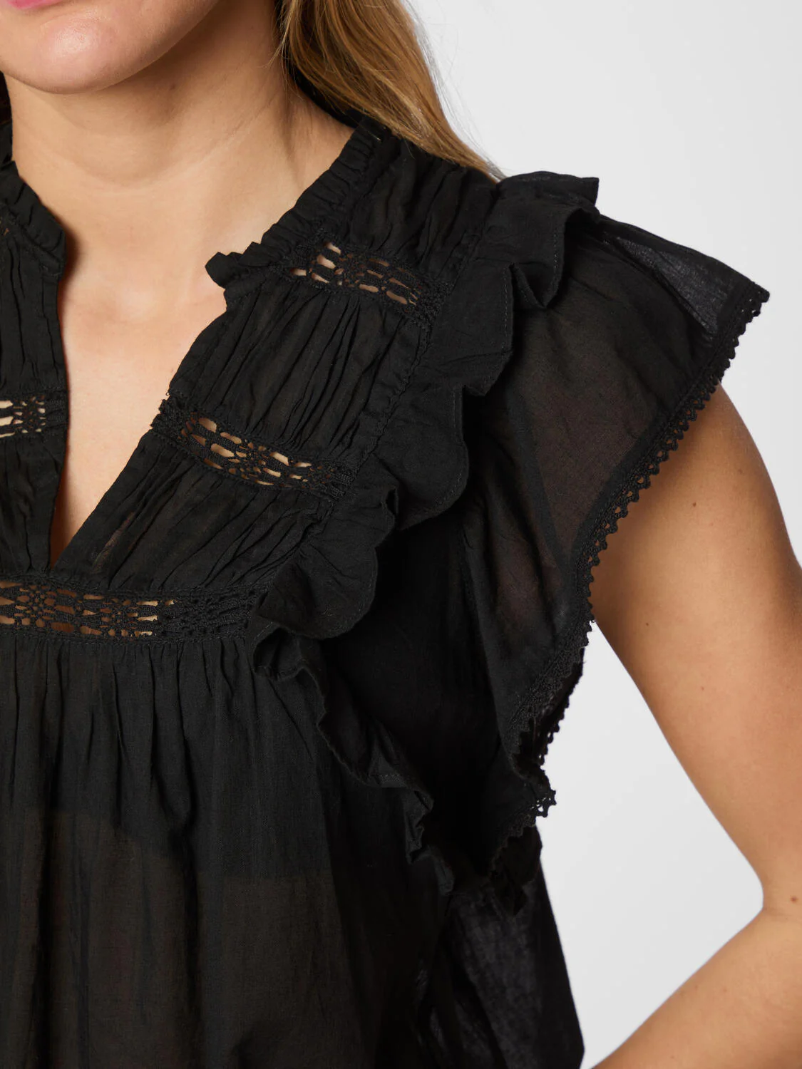Jayla S Voile top - sort - Image 6