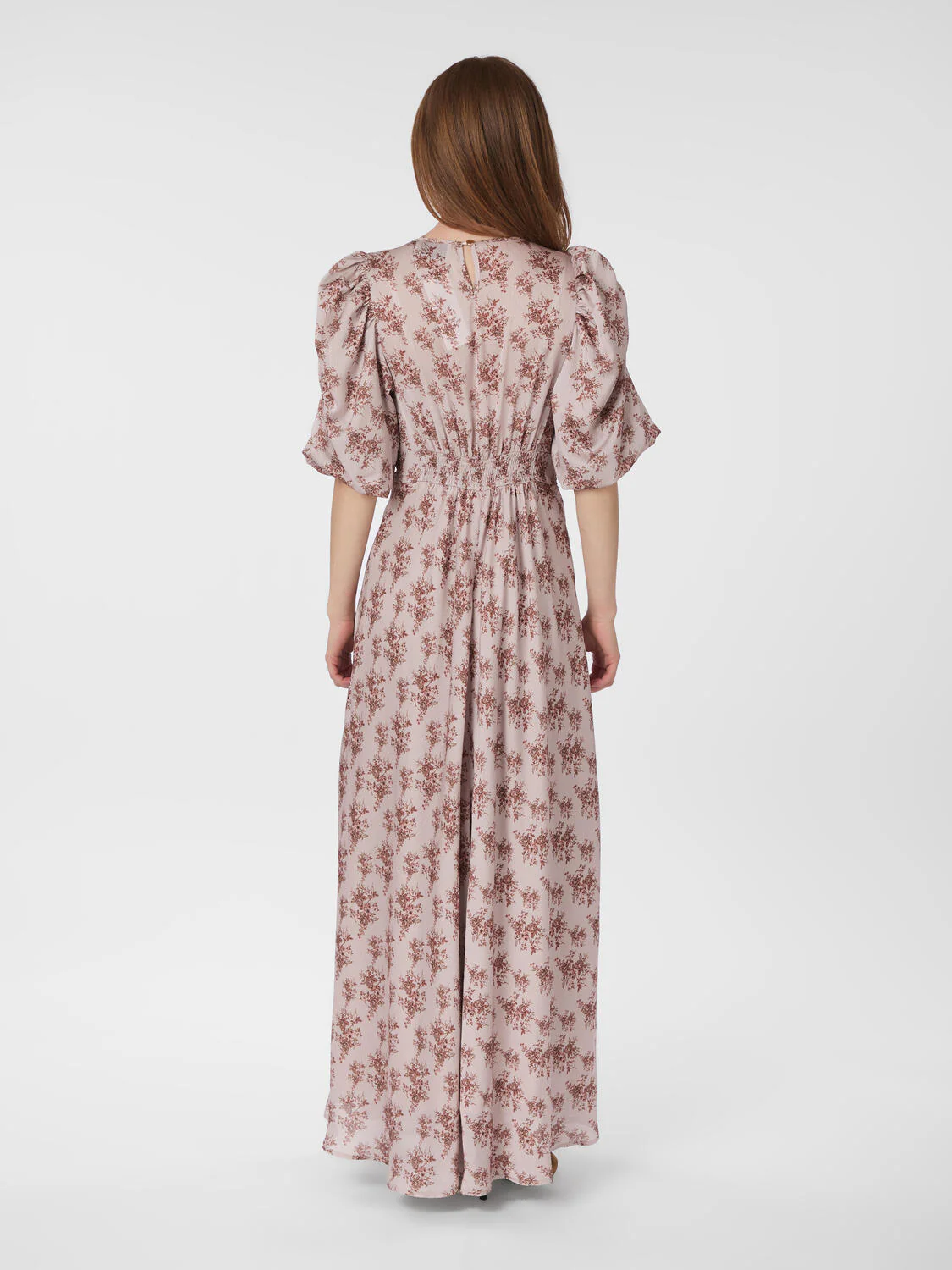 Kikka Wild Rose lang kjole - Dusty Rose - Image 3