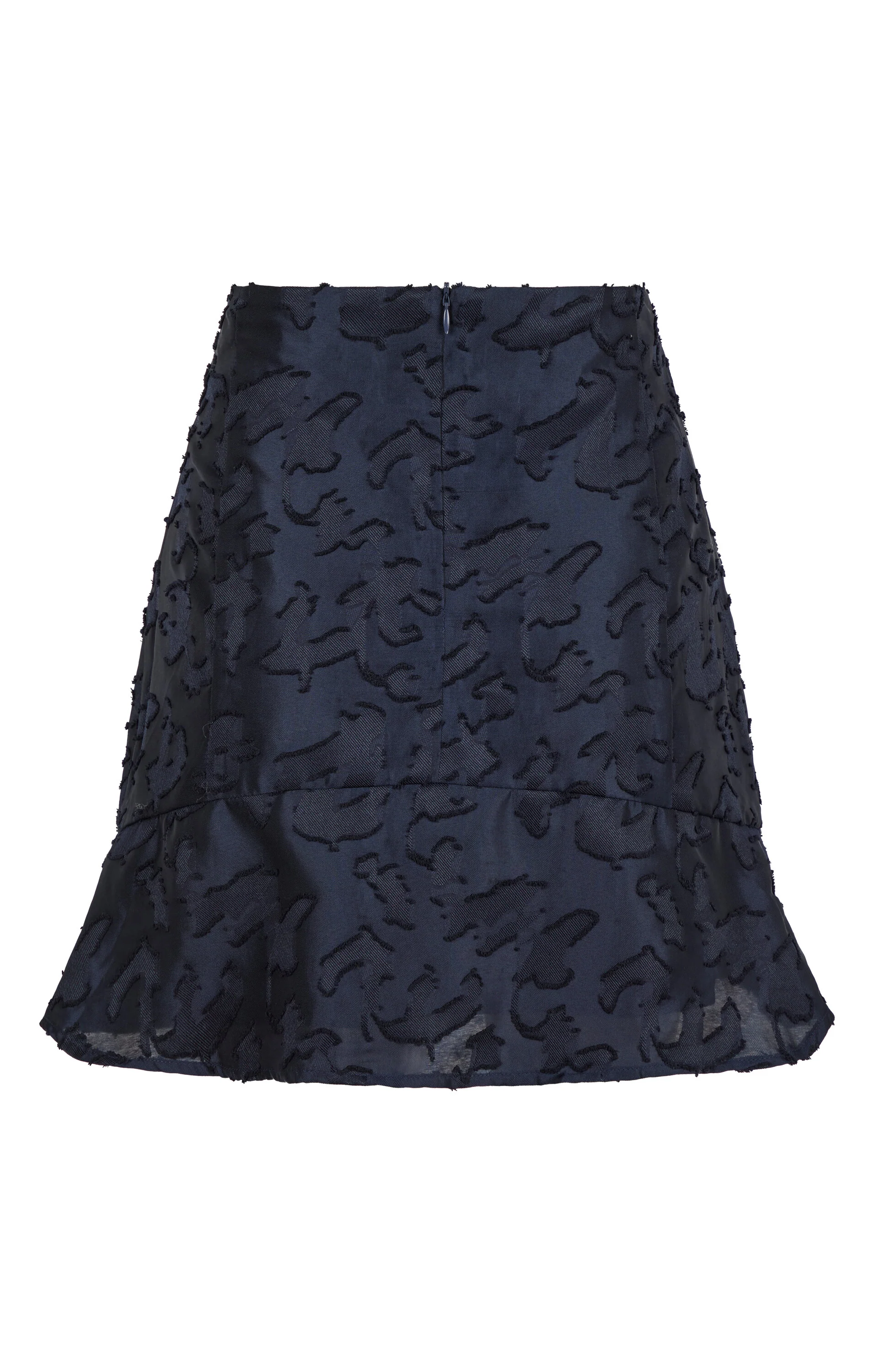 Loui Artwork kort nederdel - Navy - Image 3