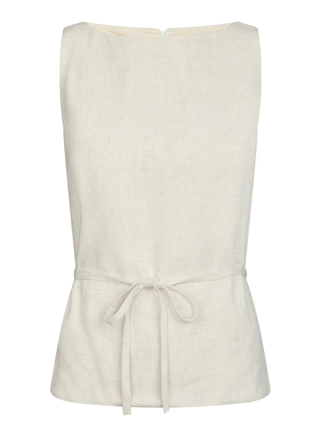 Nassa Linen hørtop - Natural - Image 2