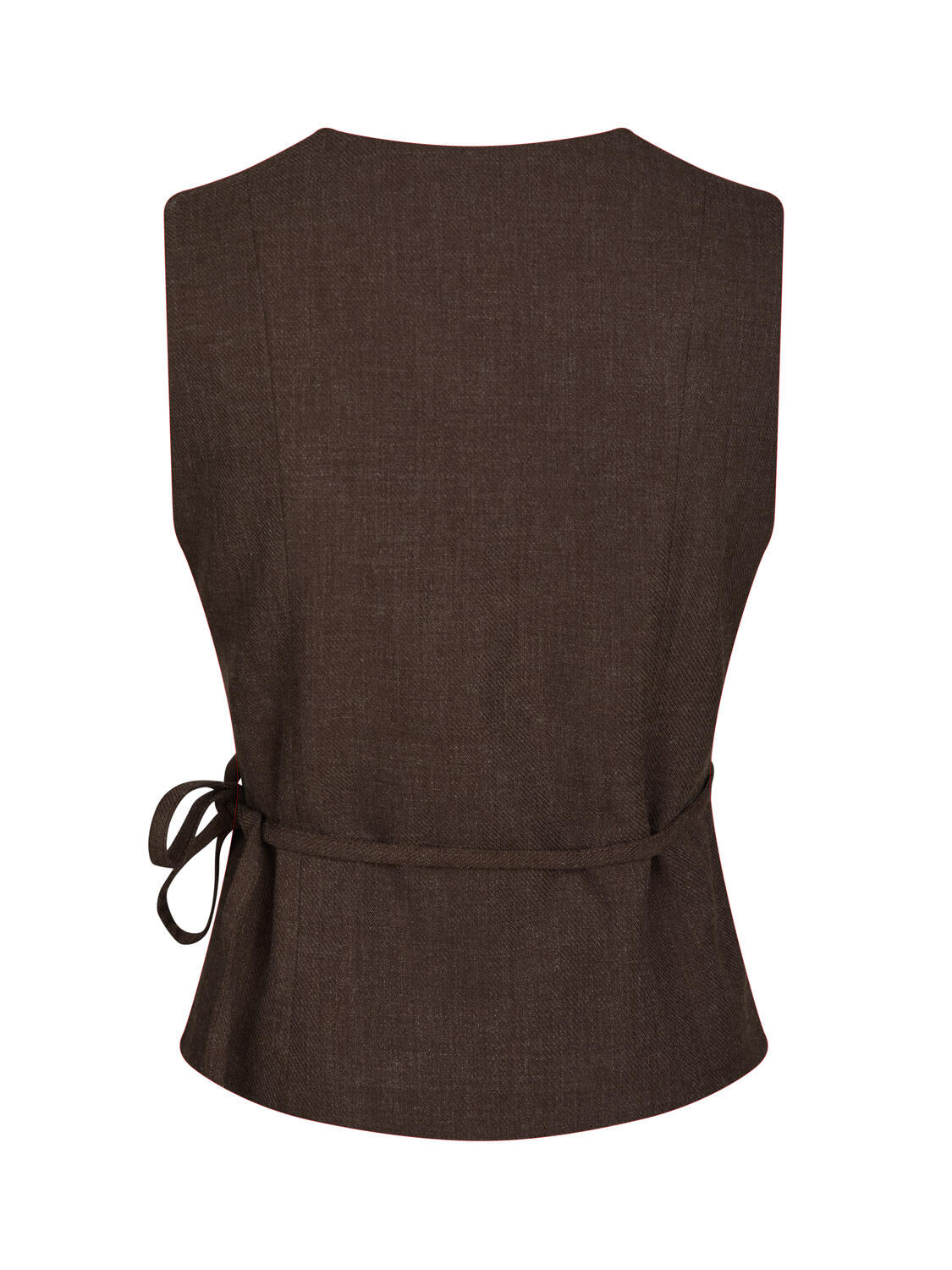 Samara Melange vest - Brown Melange - Image 4