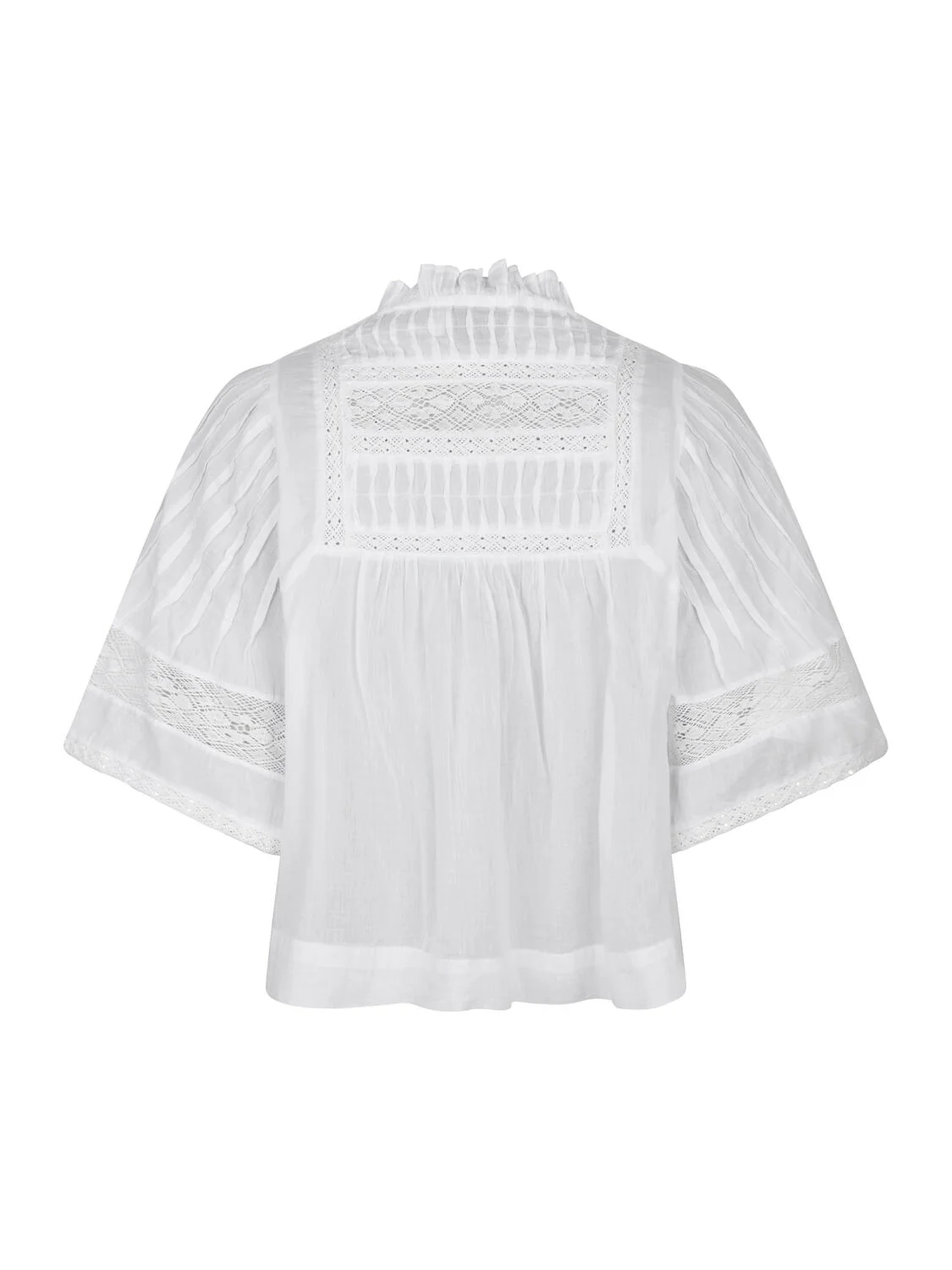 Siama S Voile top - hvid - Image 4