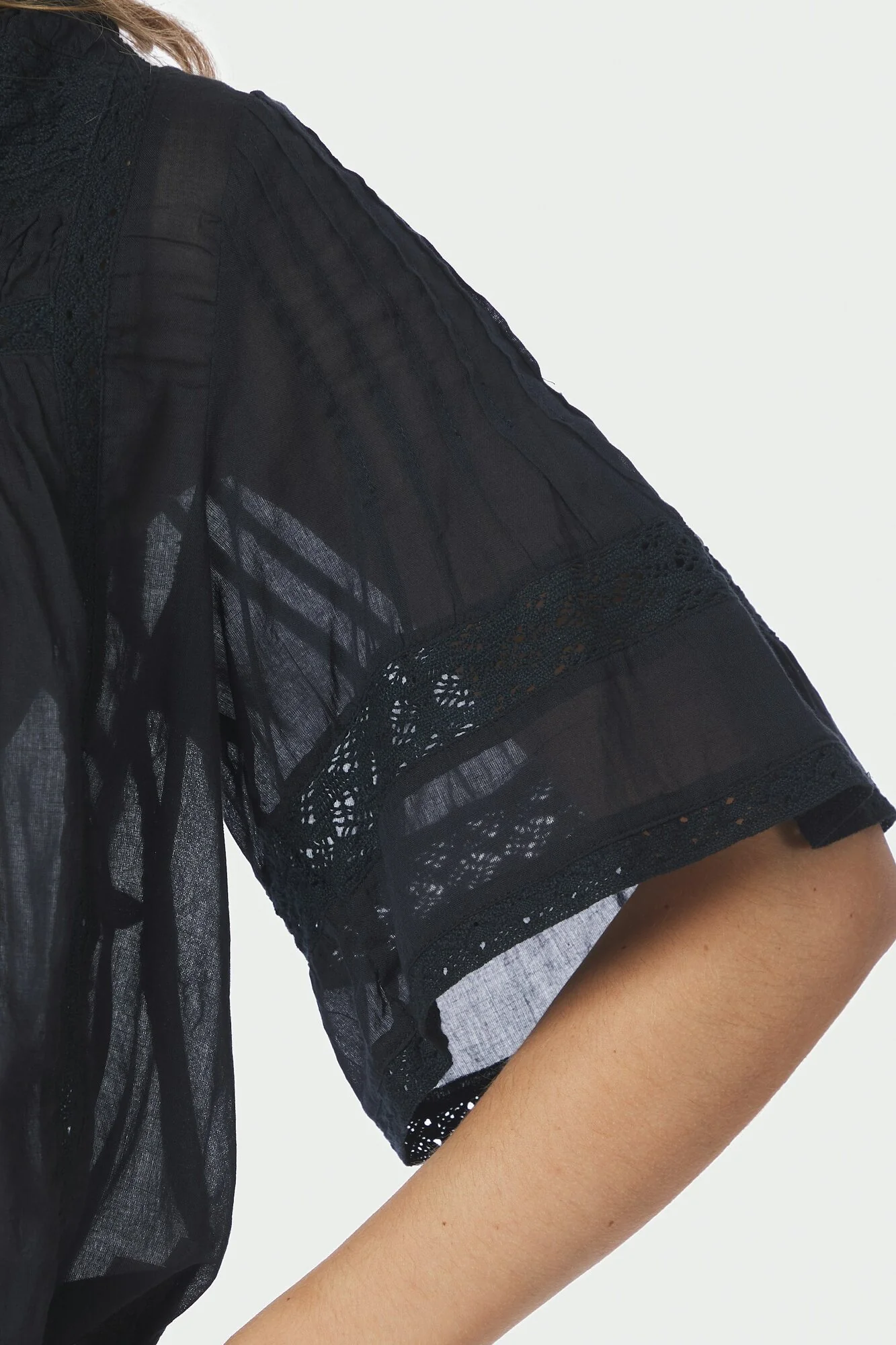 Siama S Voile top - Navy - Image 6