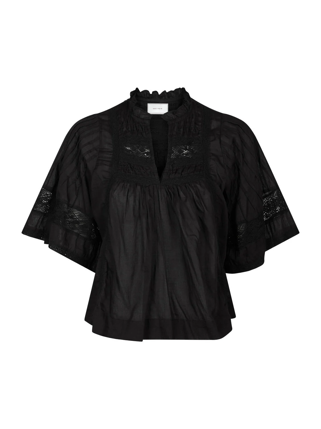Siama S Voile top - sort - Image 2