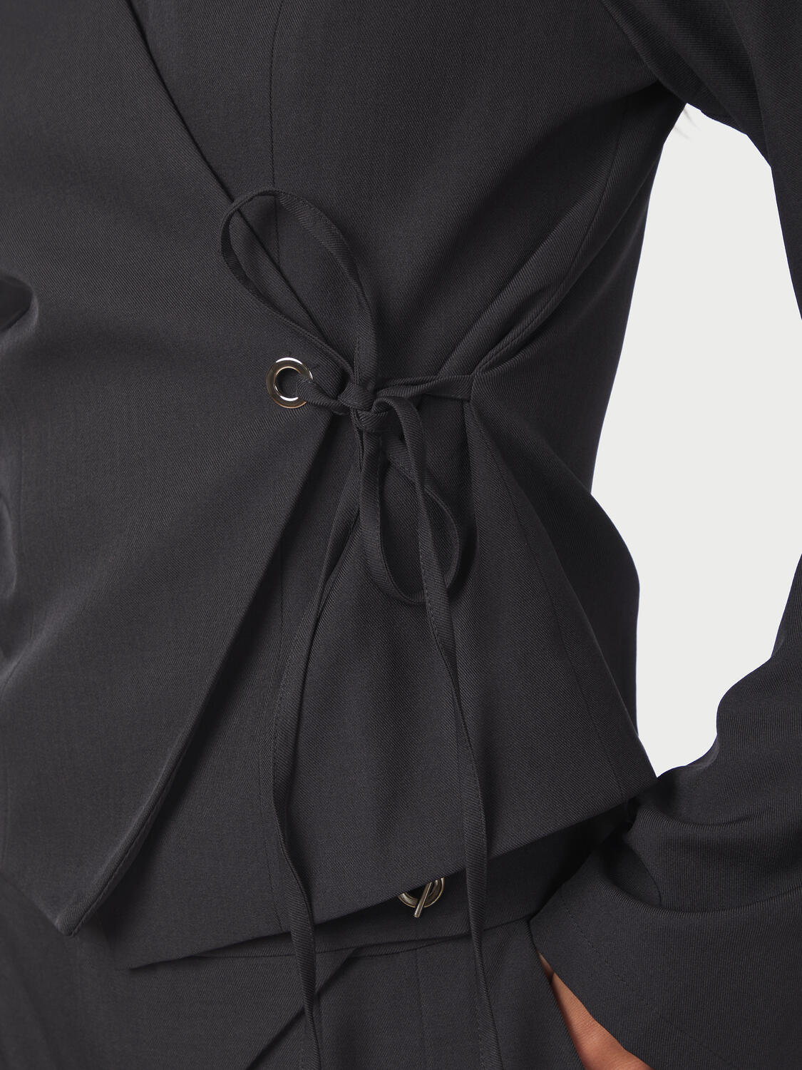 Simmi Eyelet bluse - mørkegrå - Image 4
