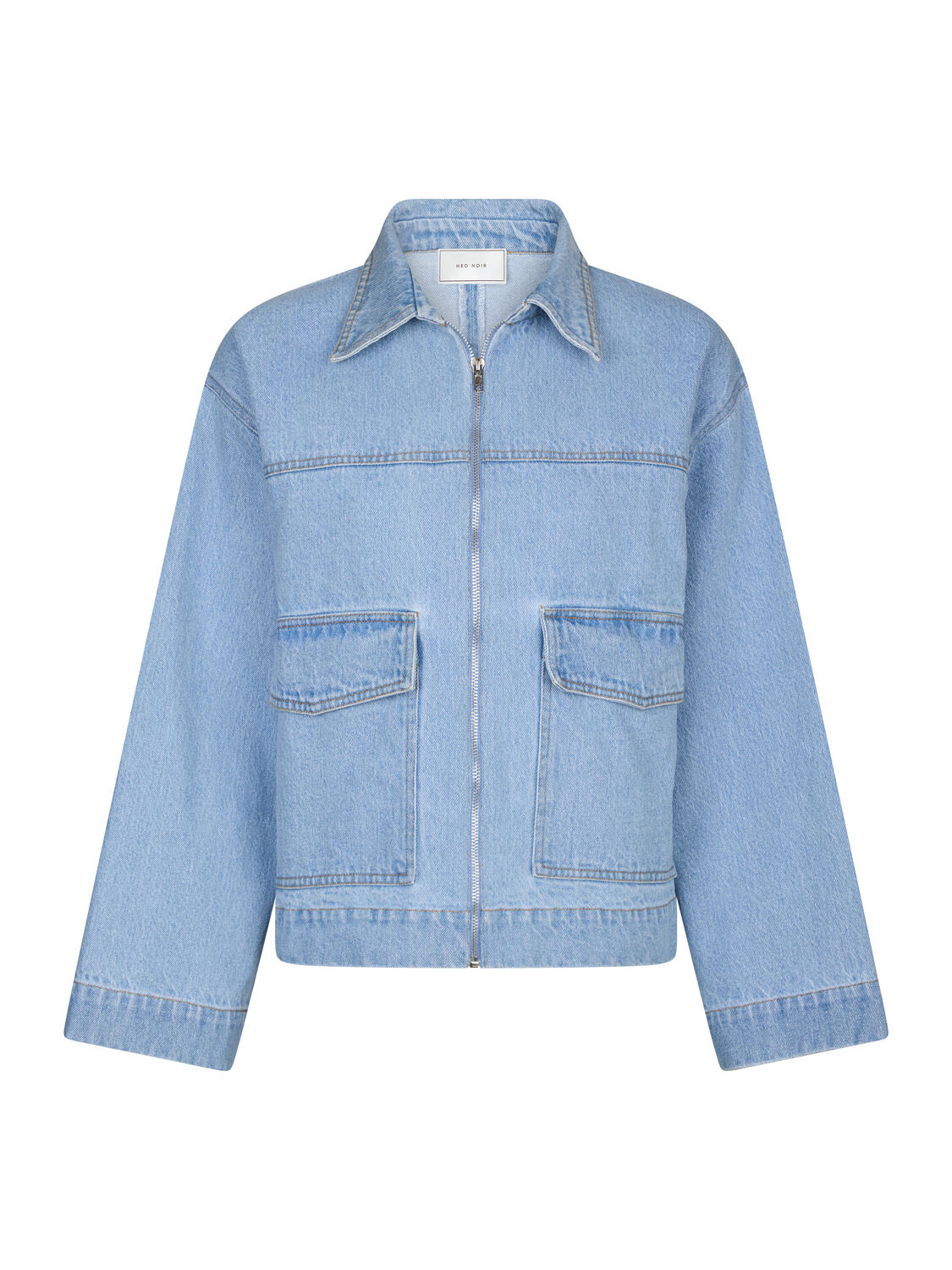 Titan denimjakke - lyseblå - Image 2