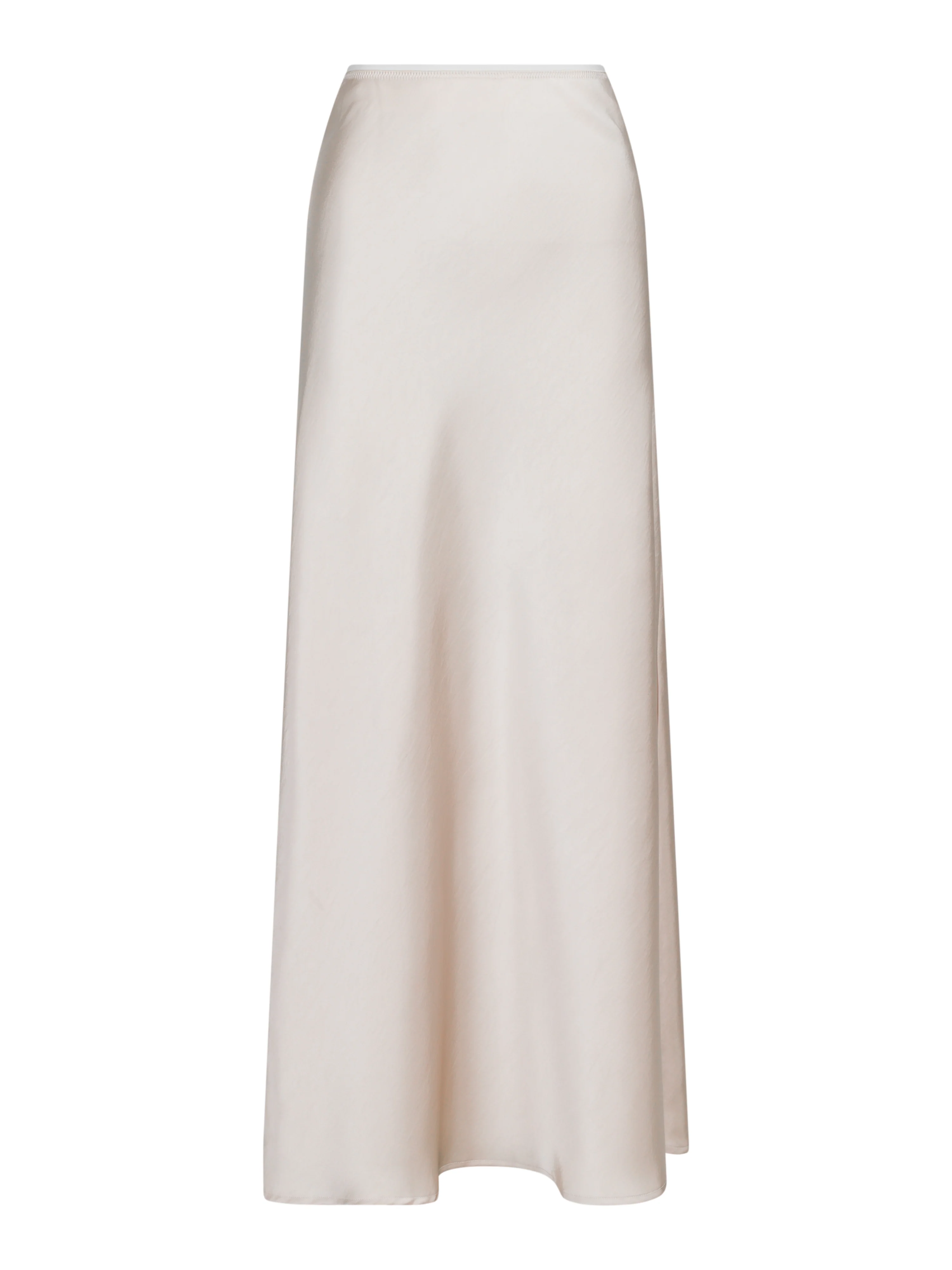 Vicky Heavy satinnederdel - Champagne - Image 2