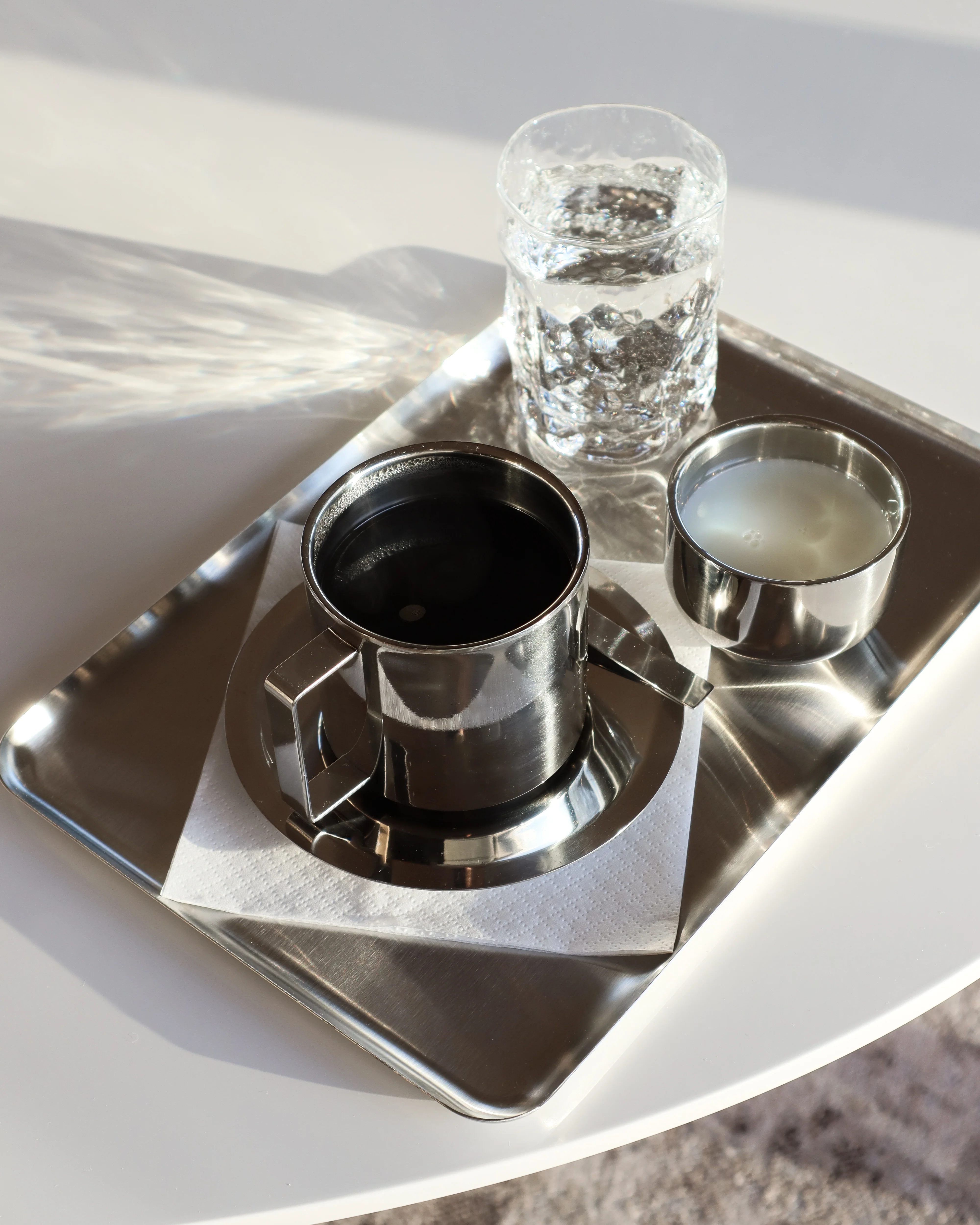 Stål espressokop - Ø7x5 cm - Image 3