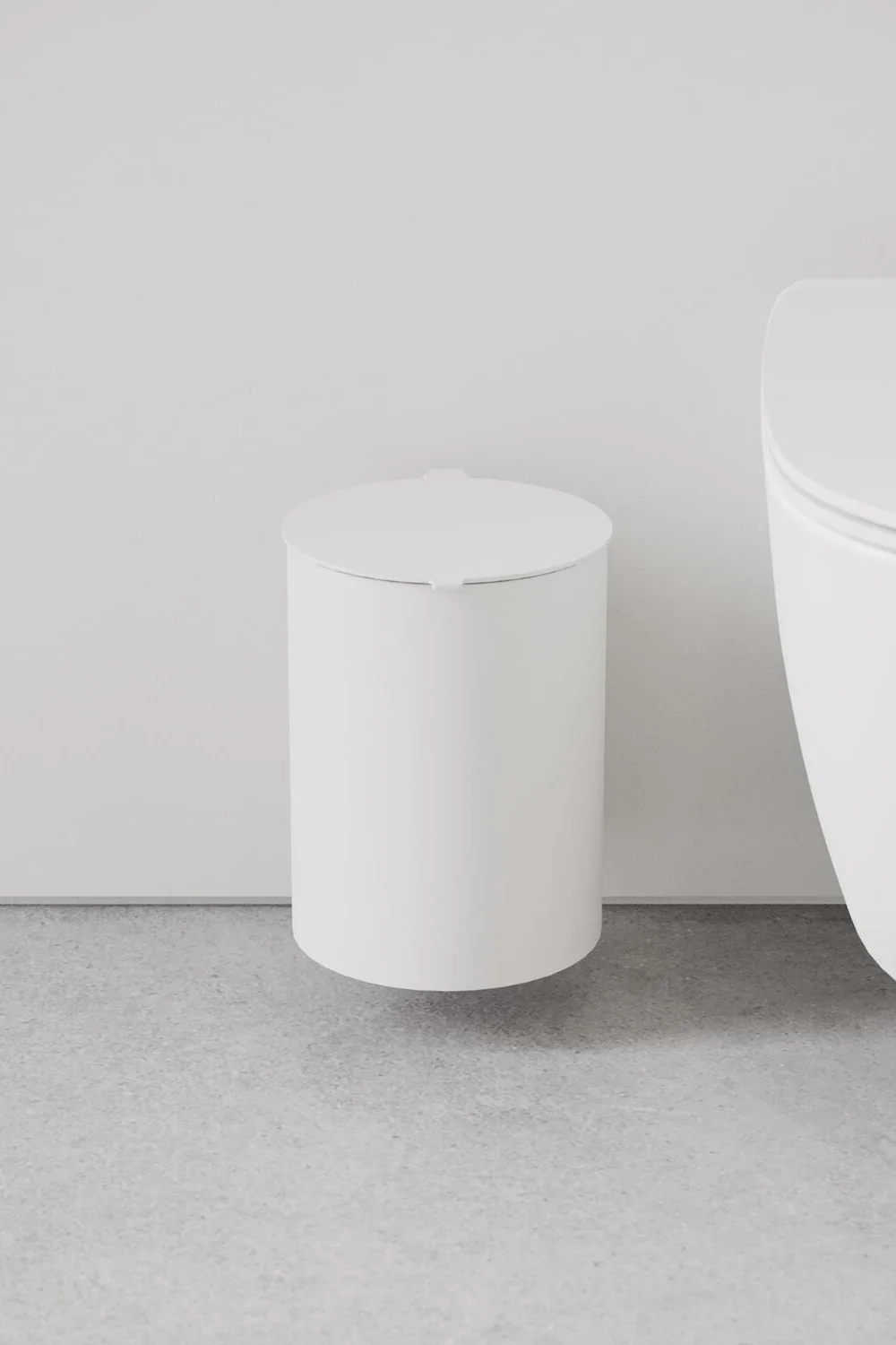 Toiletspand - hvid - Image 4