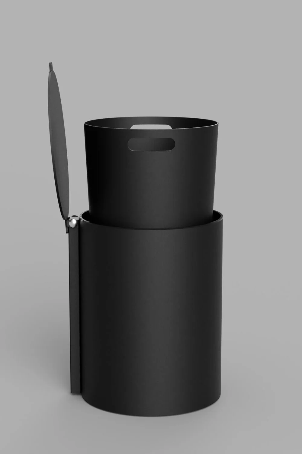 Toiletspand - sort - Image 3
