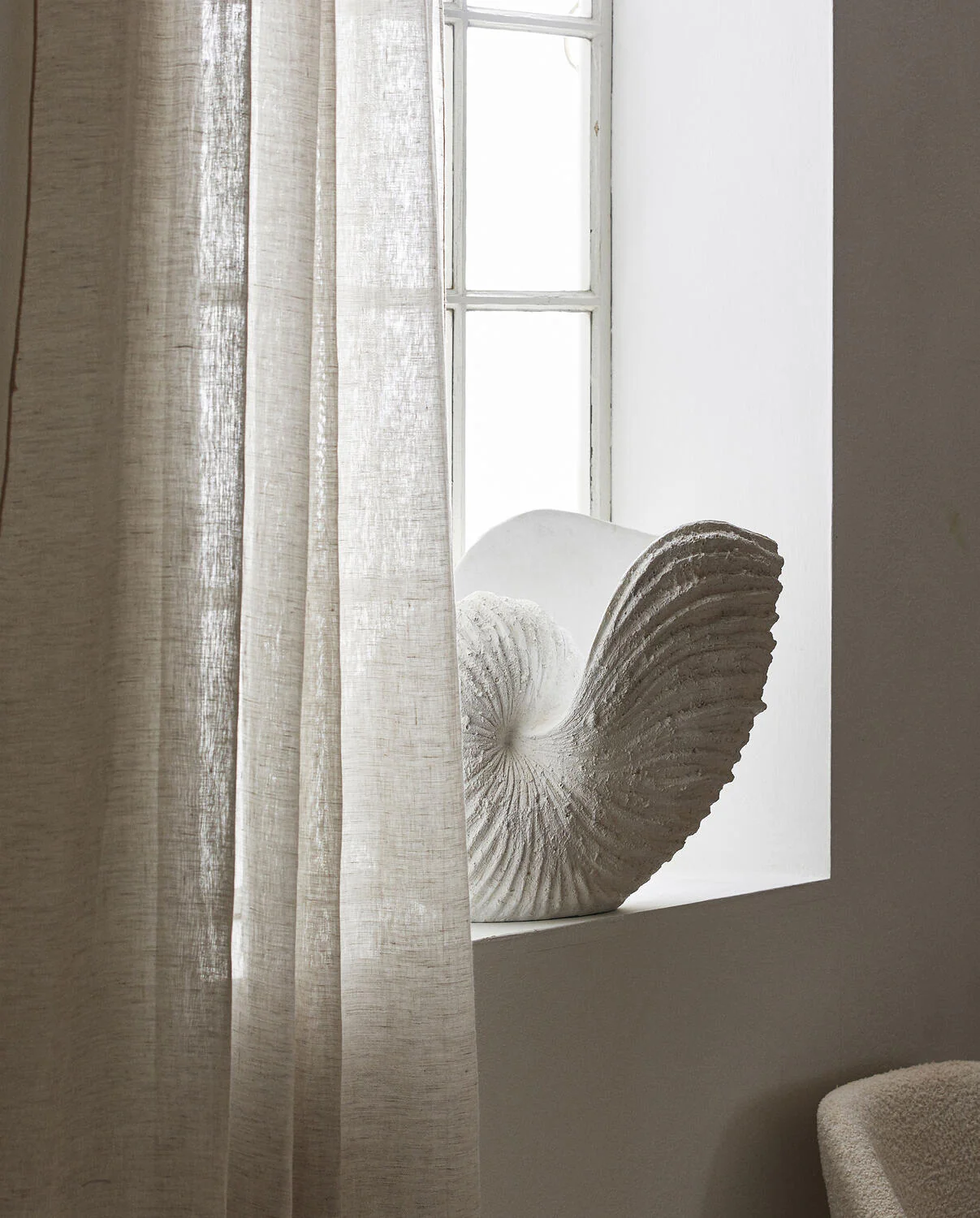 Ketoy shell vase - creme - Image 2