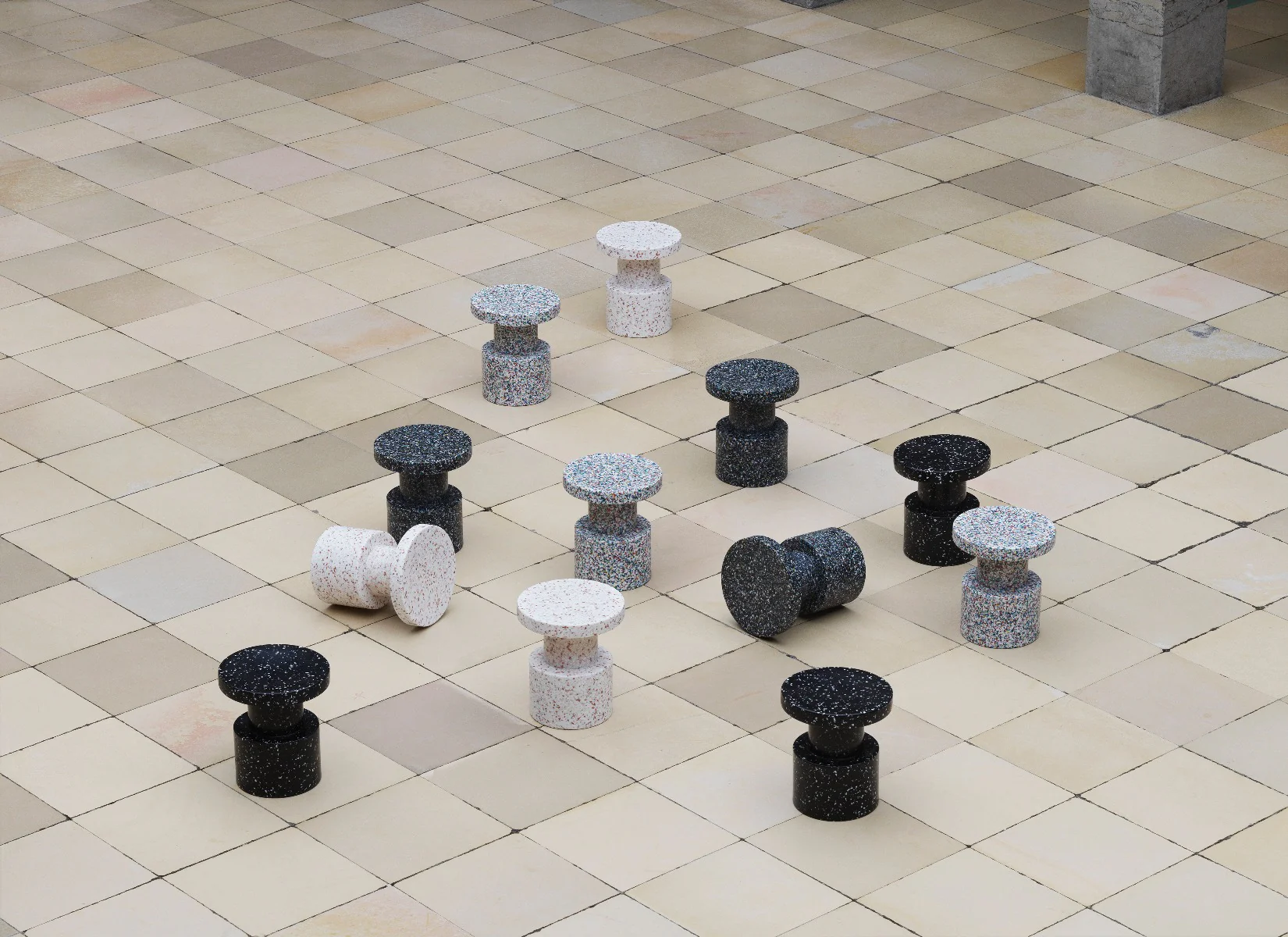 Bit skammel - hvid multi - Image 5
